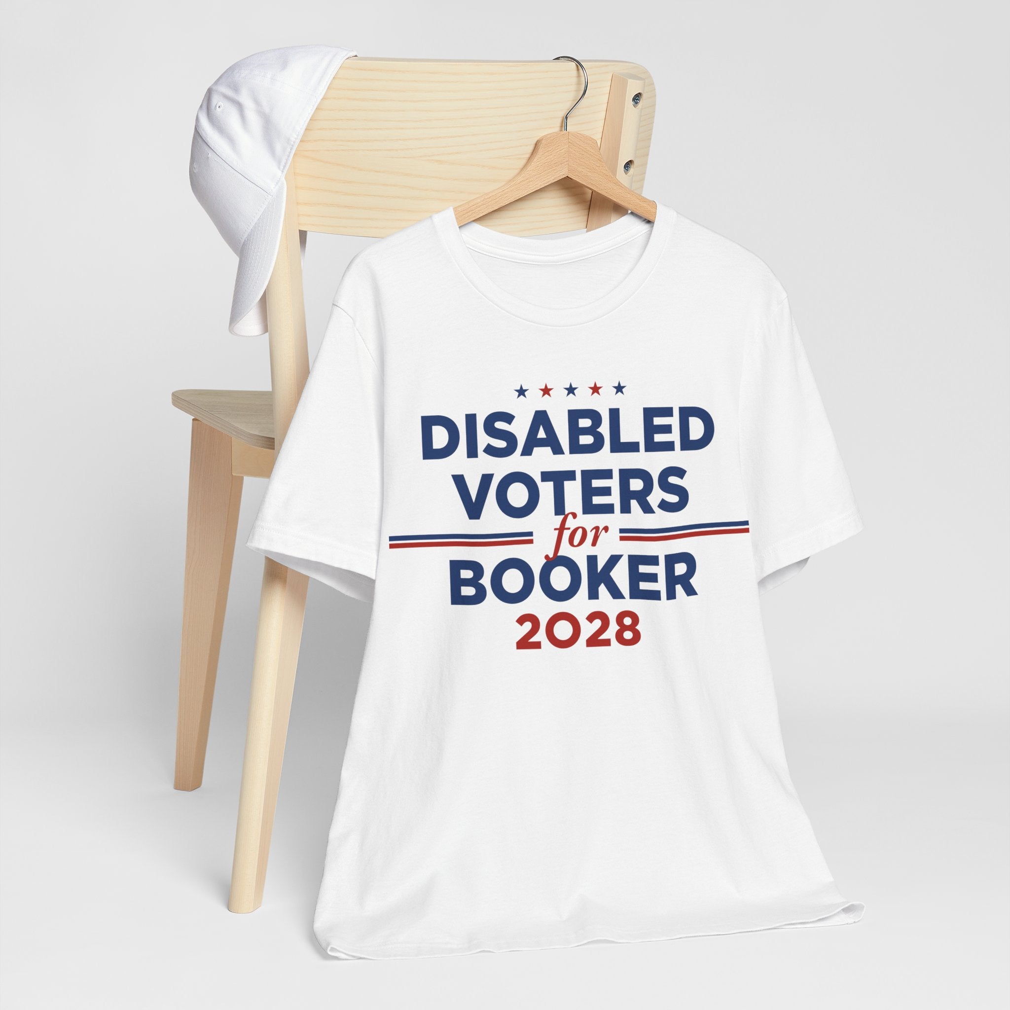 Disabled Voters for Cory Booker for President Campaign T-Shirt 2028