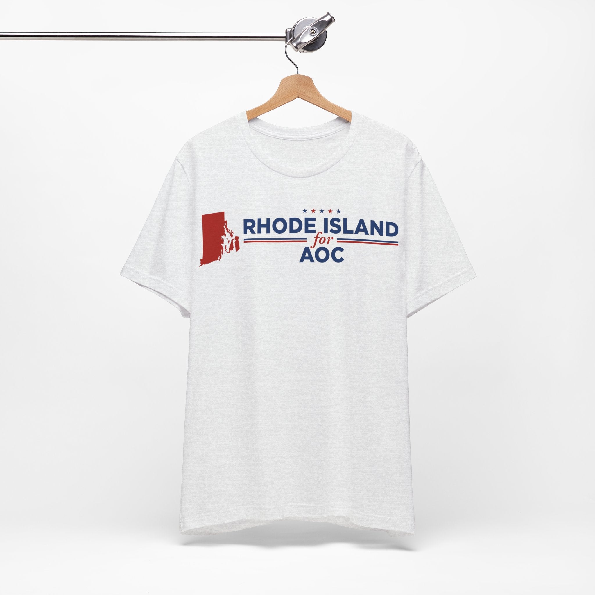 Rhode Island for AOC for President Campaign T-Shirt 2028