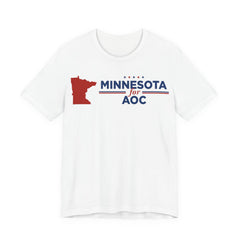 Minnesota for AOC for President Campaign T-Shirt 2028