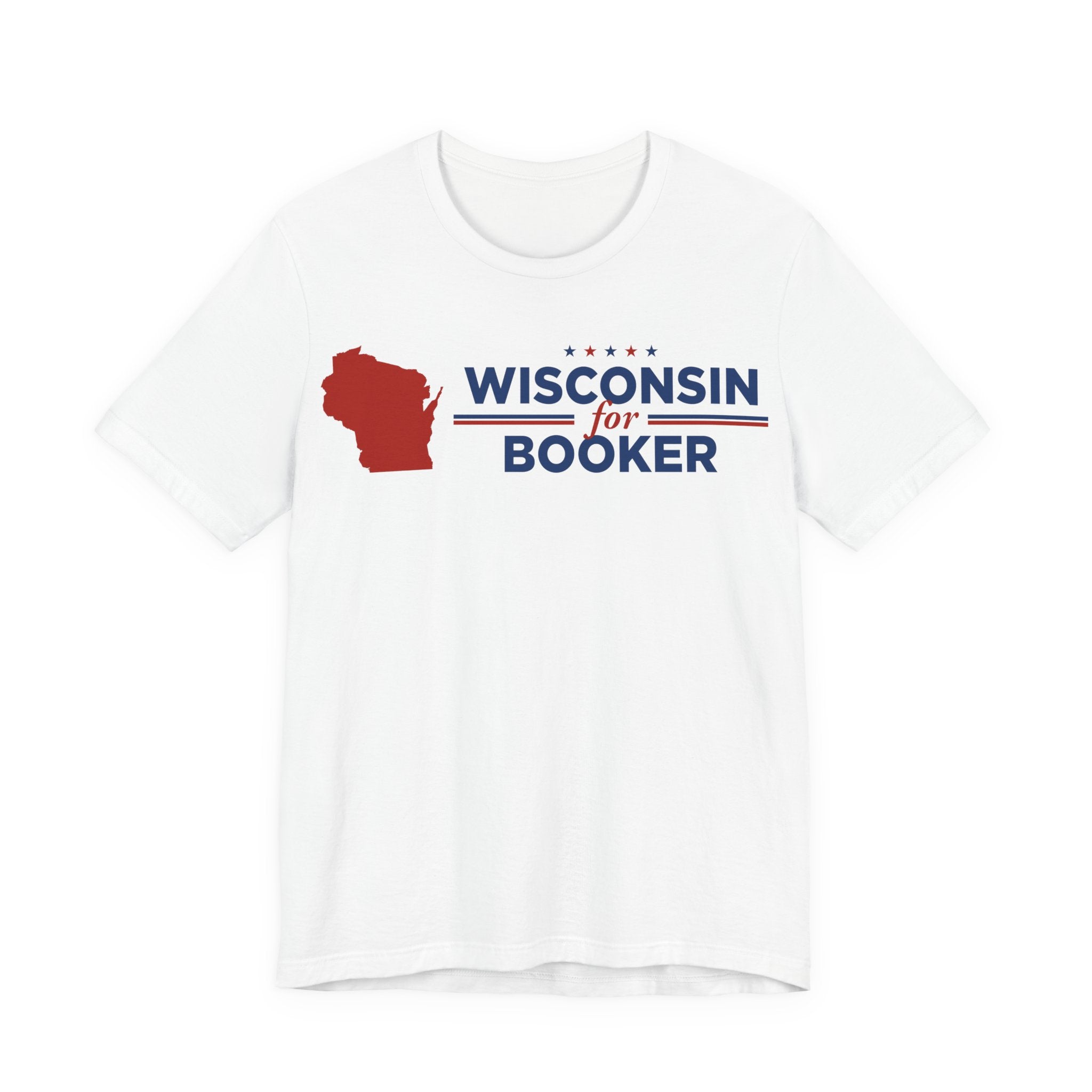 Wisconsin for Cory Booker for President Campaign T-Shirt 2028