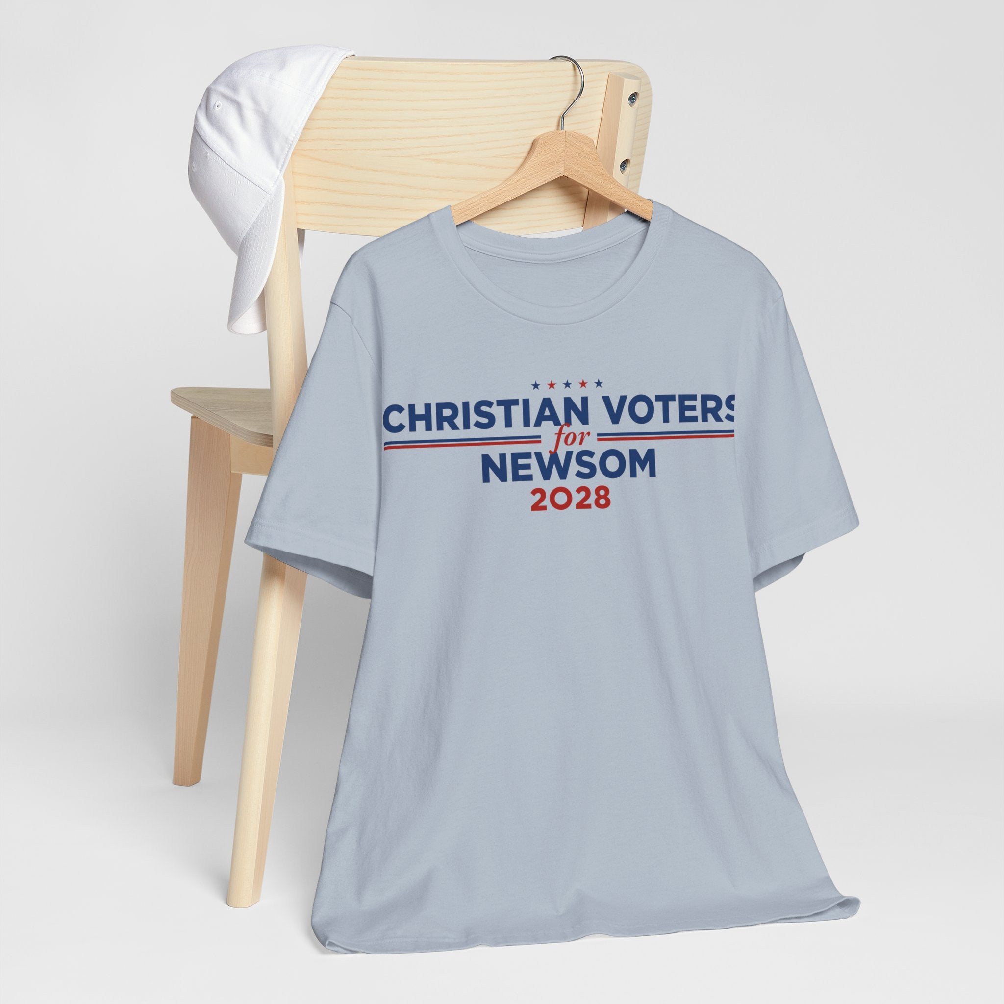 Christian Voters for Gavin Newsom for President Campaign T-Shirt 2028