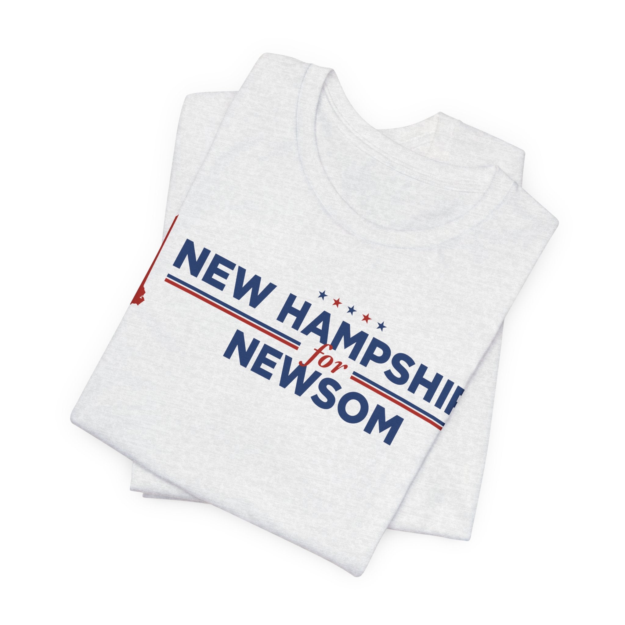 New Hampshire for Gavin Newsom for President Campaign T-Shirt 2028