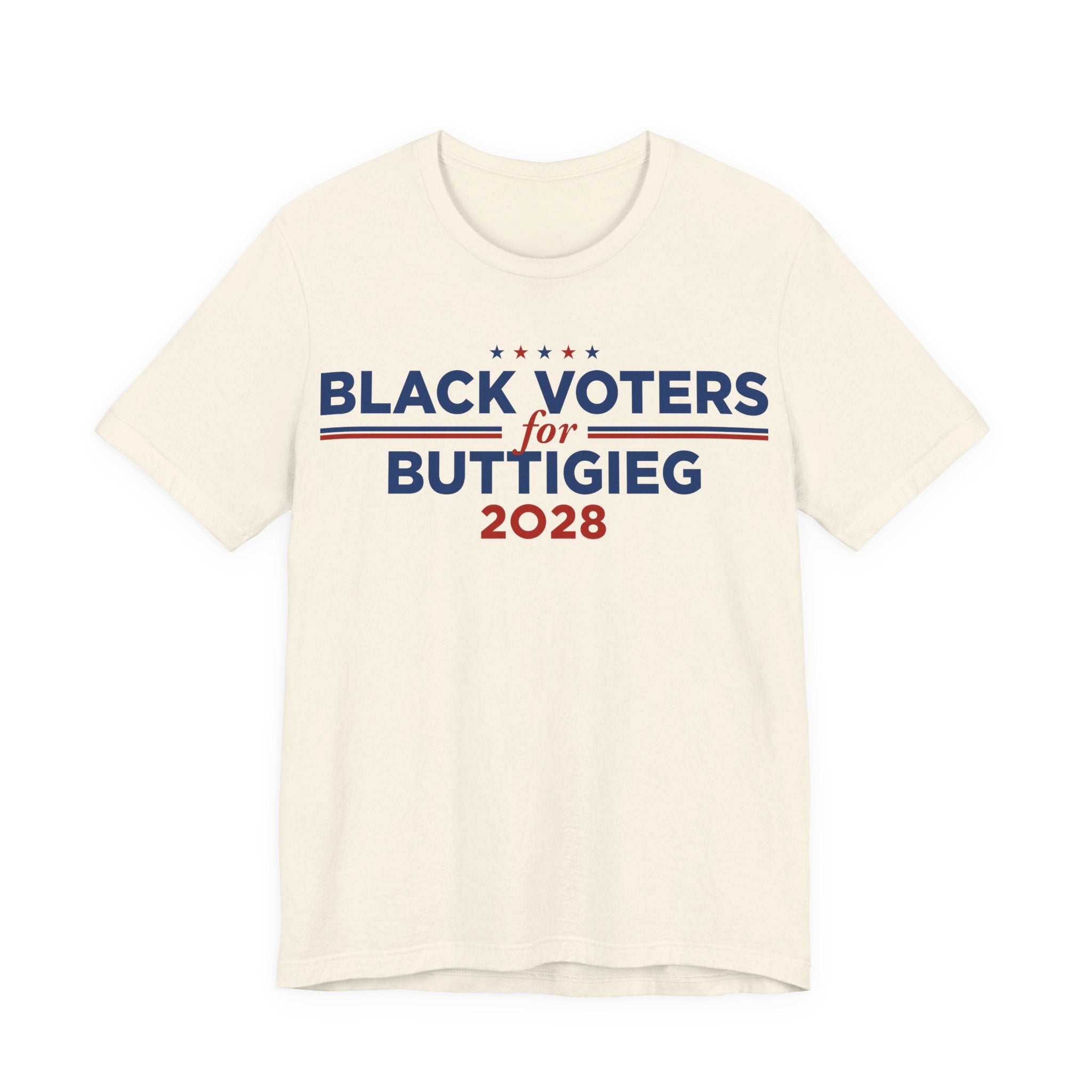 Black Voters for Pete Buttigieg Campaign T-Shirt for President 2028