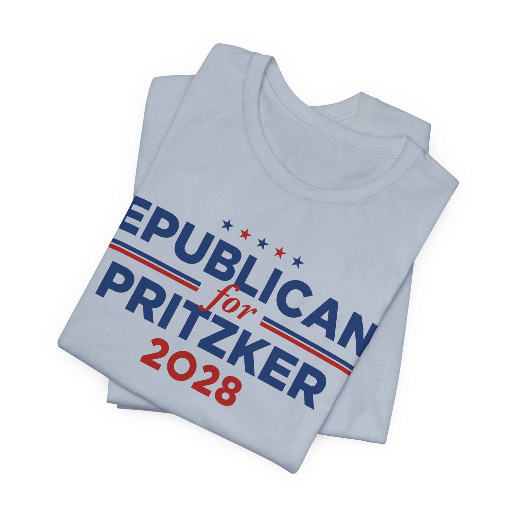 Republicans for J.B. Pritzker for President Campaign T-Shirt 2028