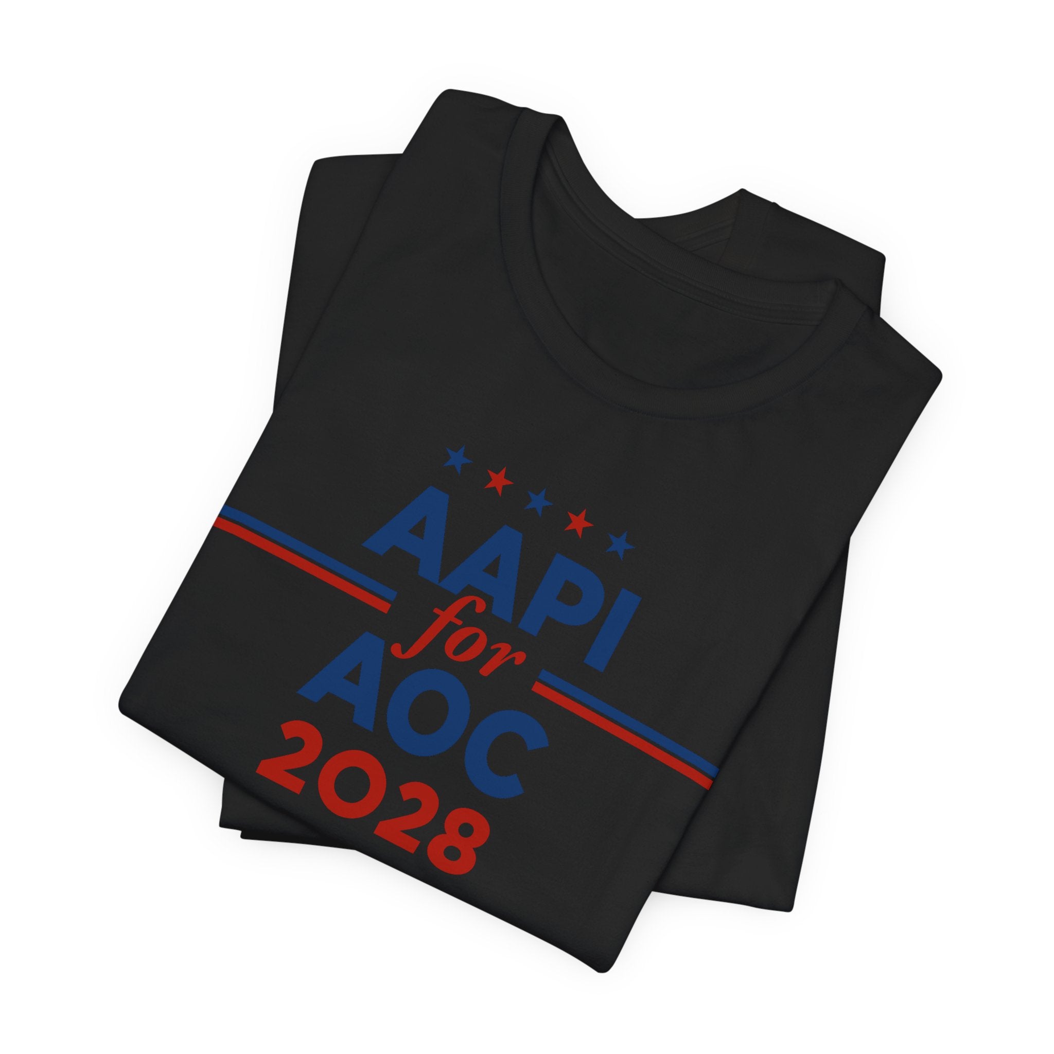 AAPI Asian American and Pacific Islander for AOC Campaign T-Shirt for President 2028