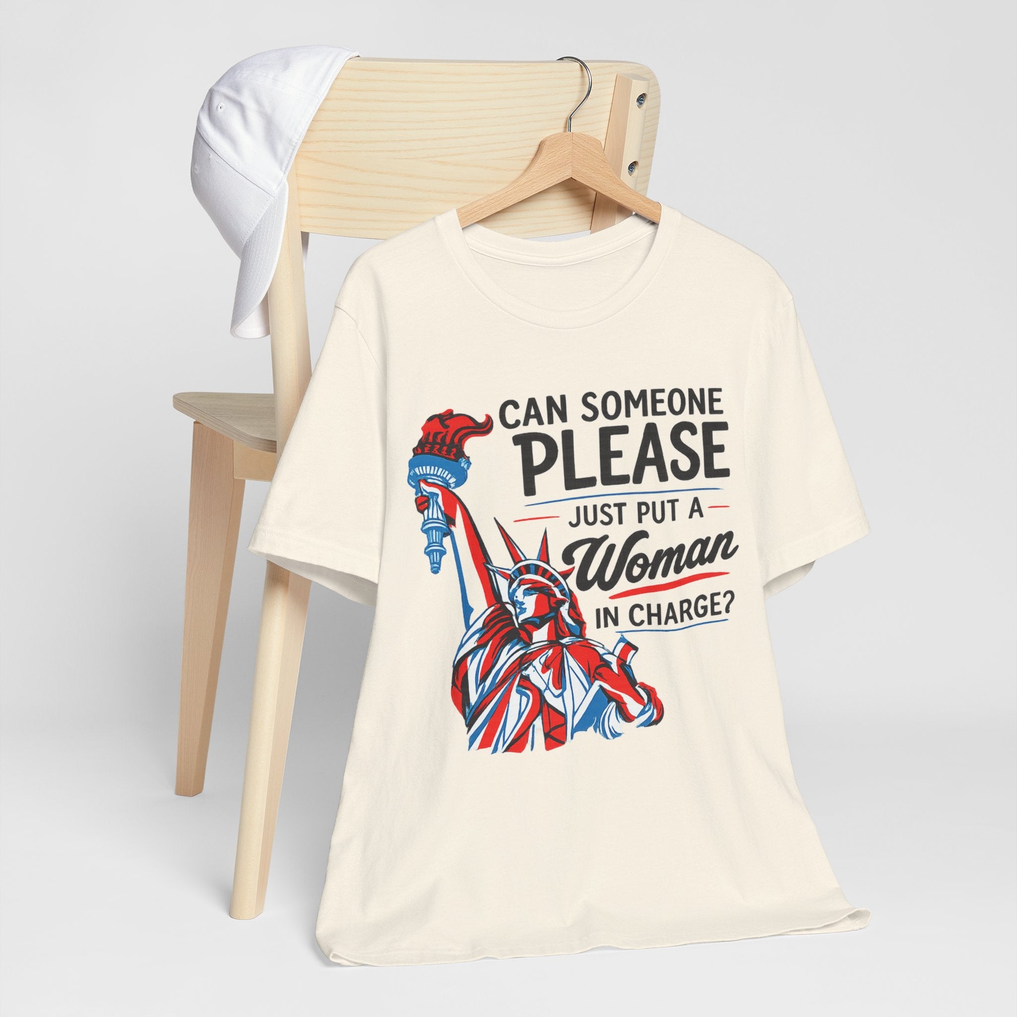 Can Someone Please Put a Woman in Charge T-Shirt – Feminist Political Tee