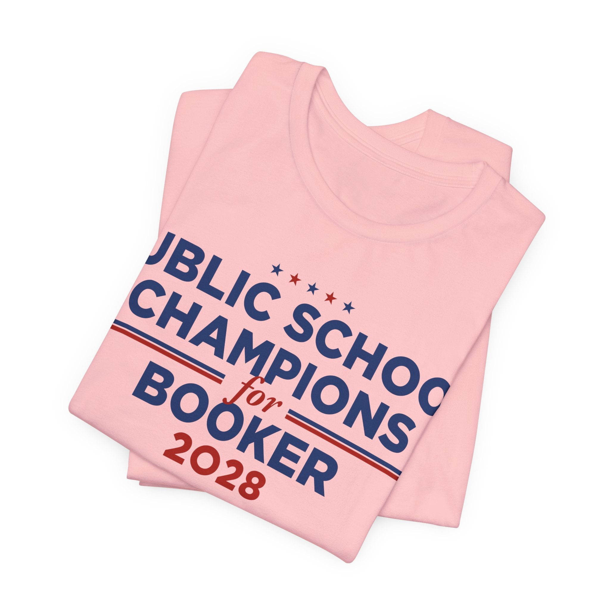 Public School Champions for Cory Booker for President Campaign T-Shirt 2028