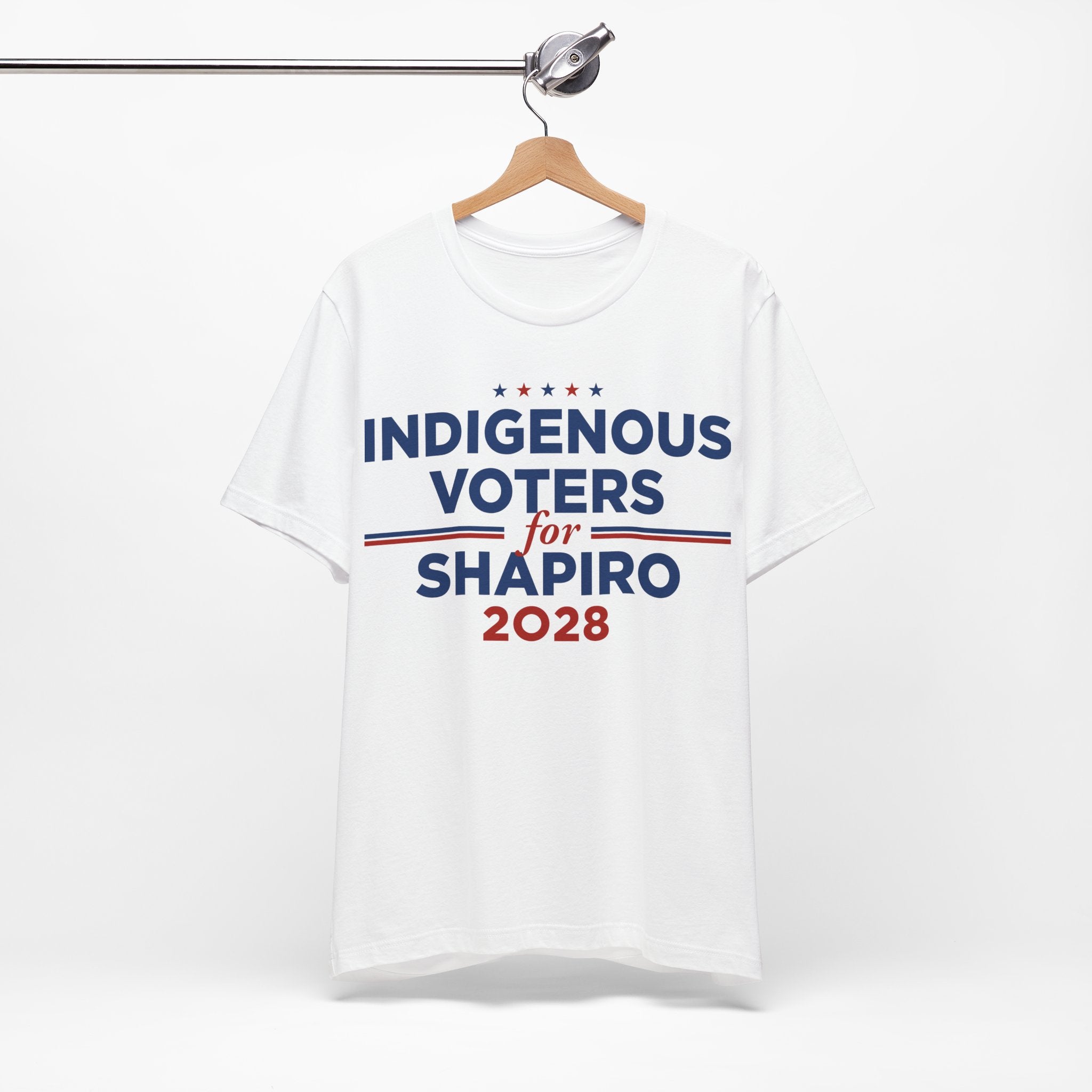 Indigenous Voters / Native Americans for Josh Shapiro for President Campaign T-Shirt 2028