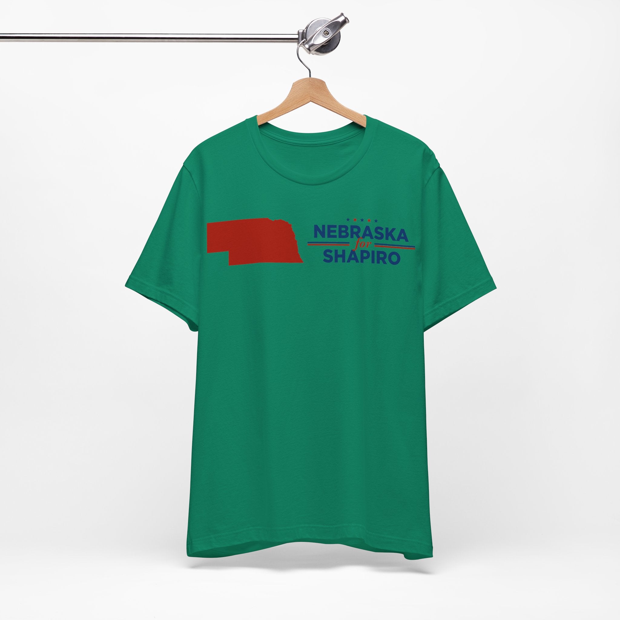Nebraska for Josh Shapiro for President Campaign T-Shirt 2028