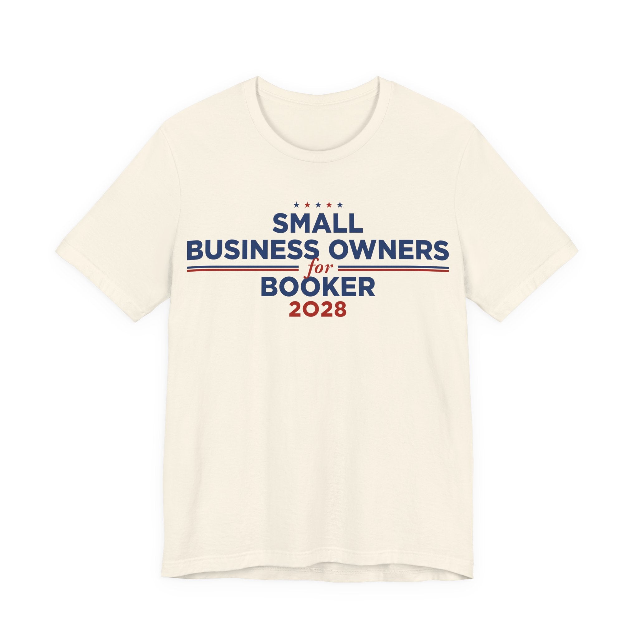 Small Business Owners for Cory Booker for President Campaign T-Shirt 2028