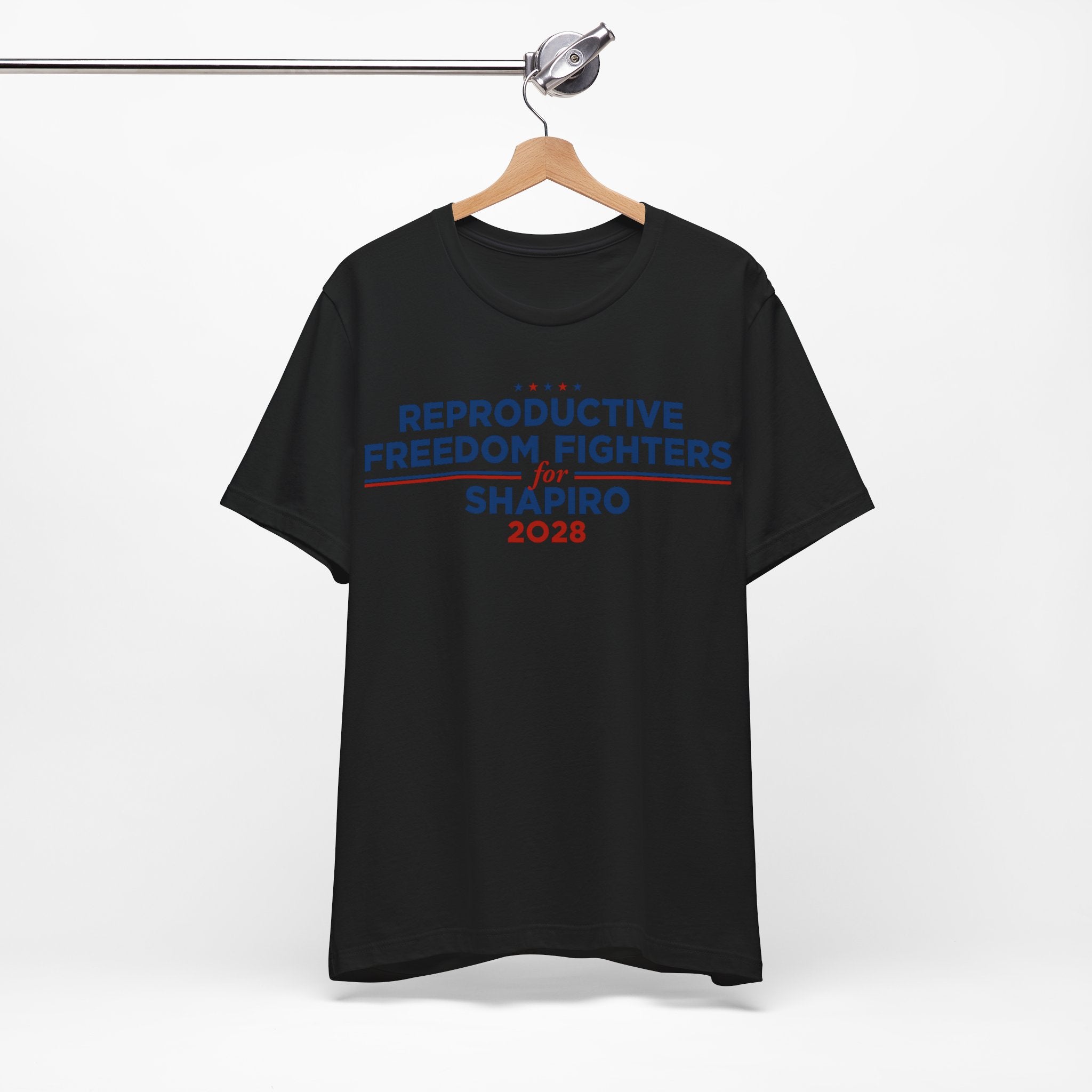 Reproductive Freedom Fighters for Josh Shapiro for President Campaign T-Shirt 2028