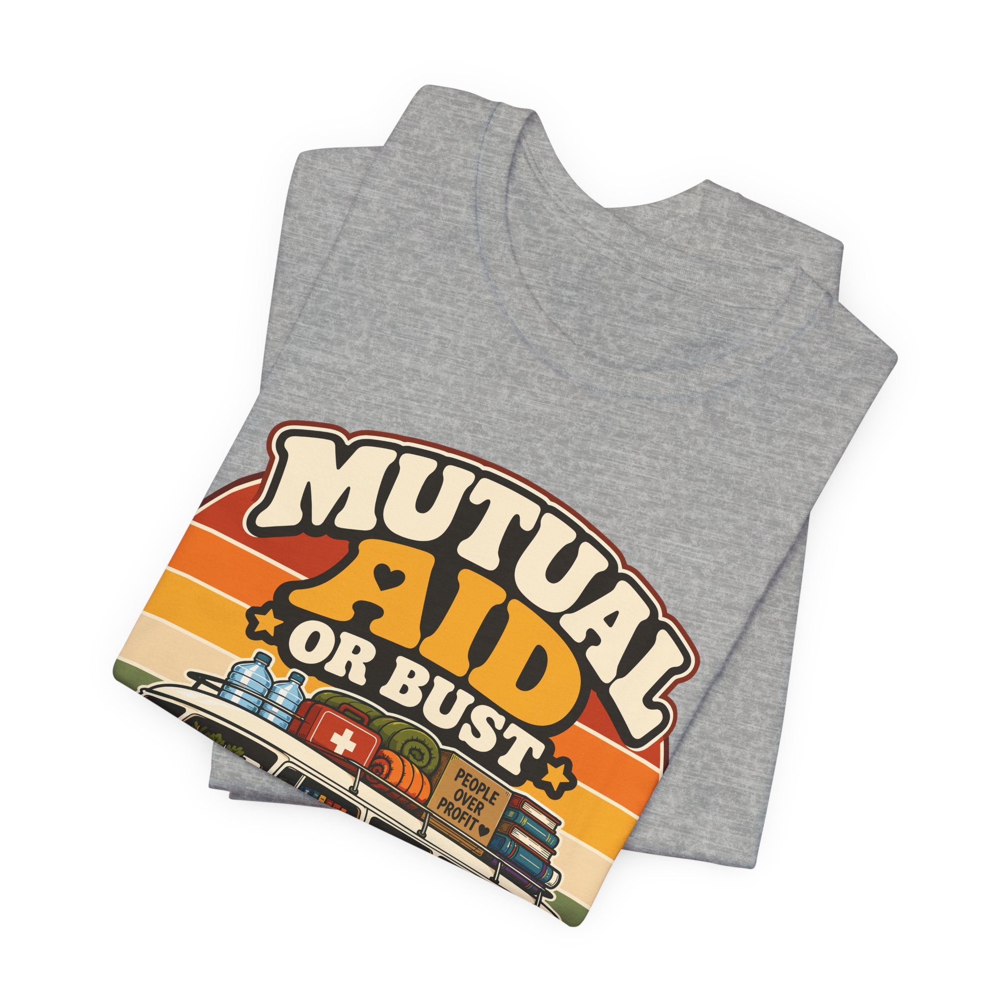 Community Care Caravan T-Shirt | Mutual Aid Progressive Graphic Tee