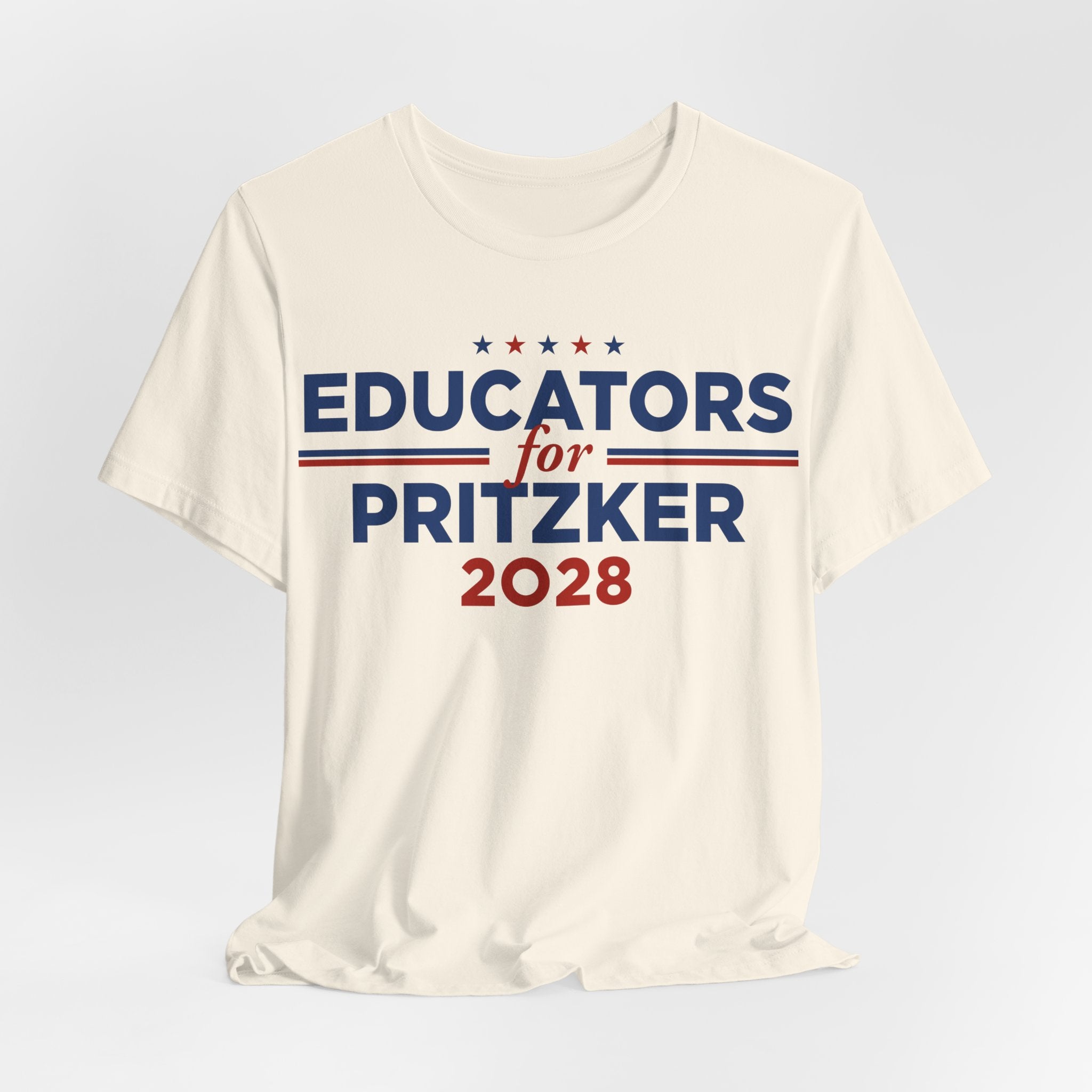 Educators for J.B. Pritzker for President Campaign T-Shirt 2028