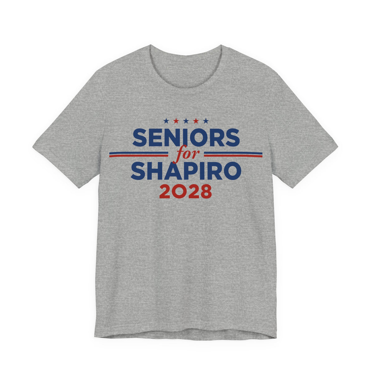 Seniors for Josh Shapiro for President Campaign T-Shirt 2028