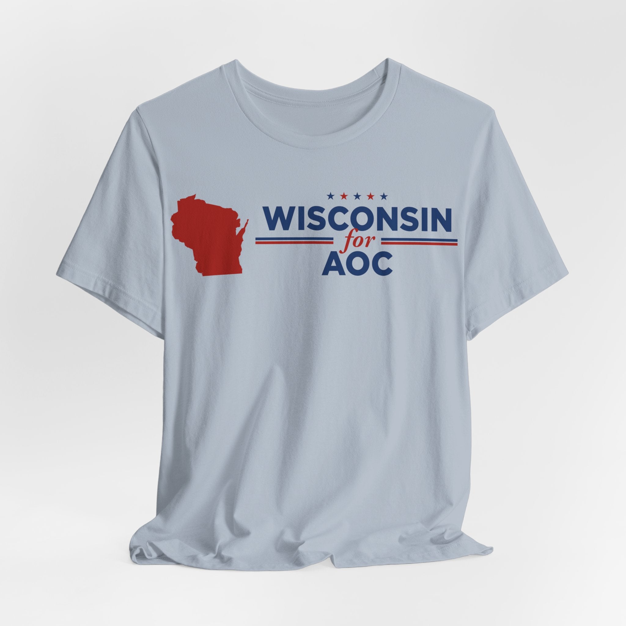 Wisconsin for AOC for President Campaign T-Shirt 2028