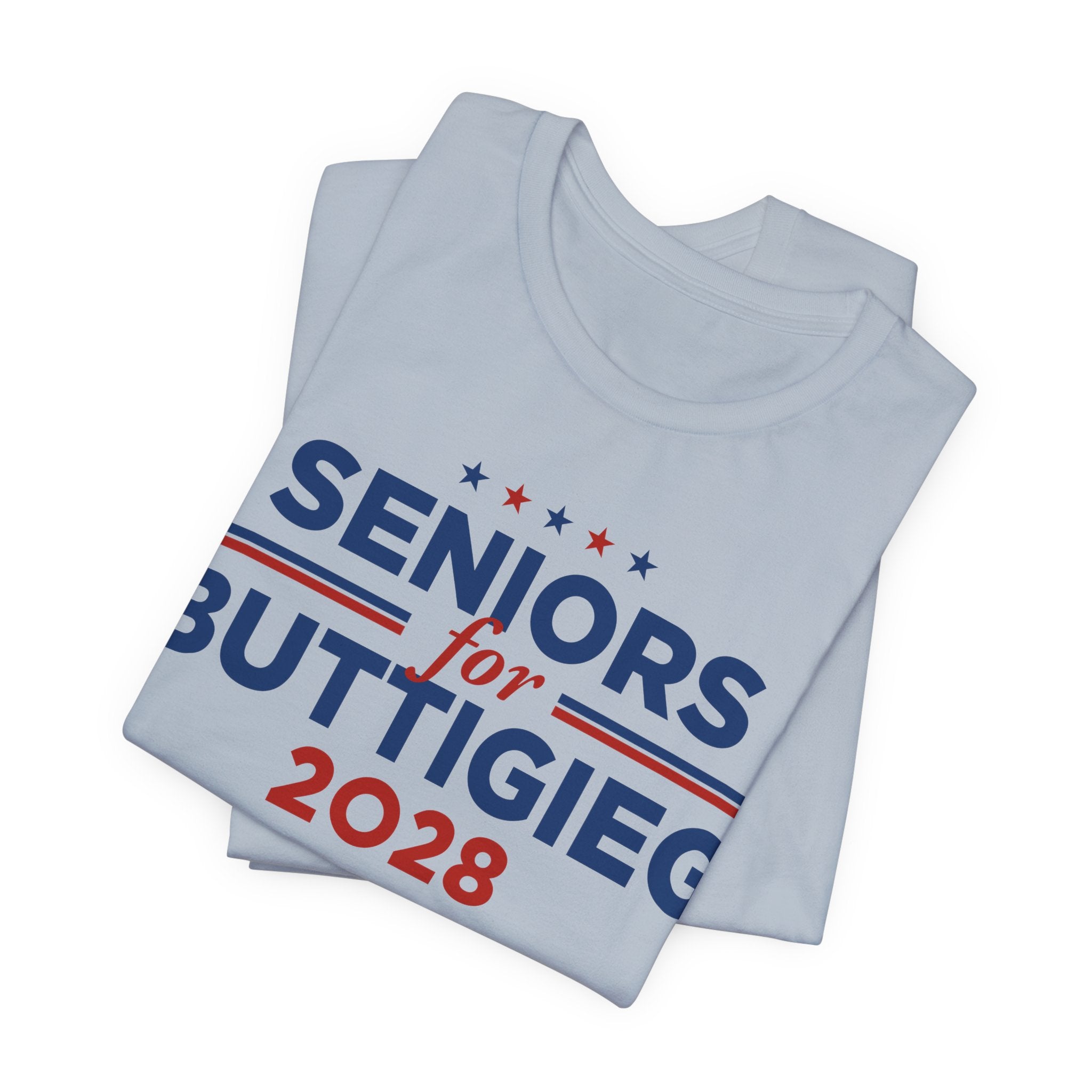 Seniors for Pete Buttigieg for President Campaign T-Shirt 2028