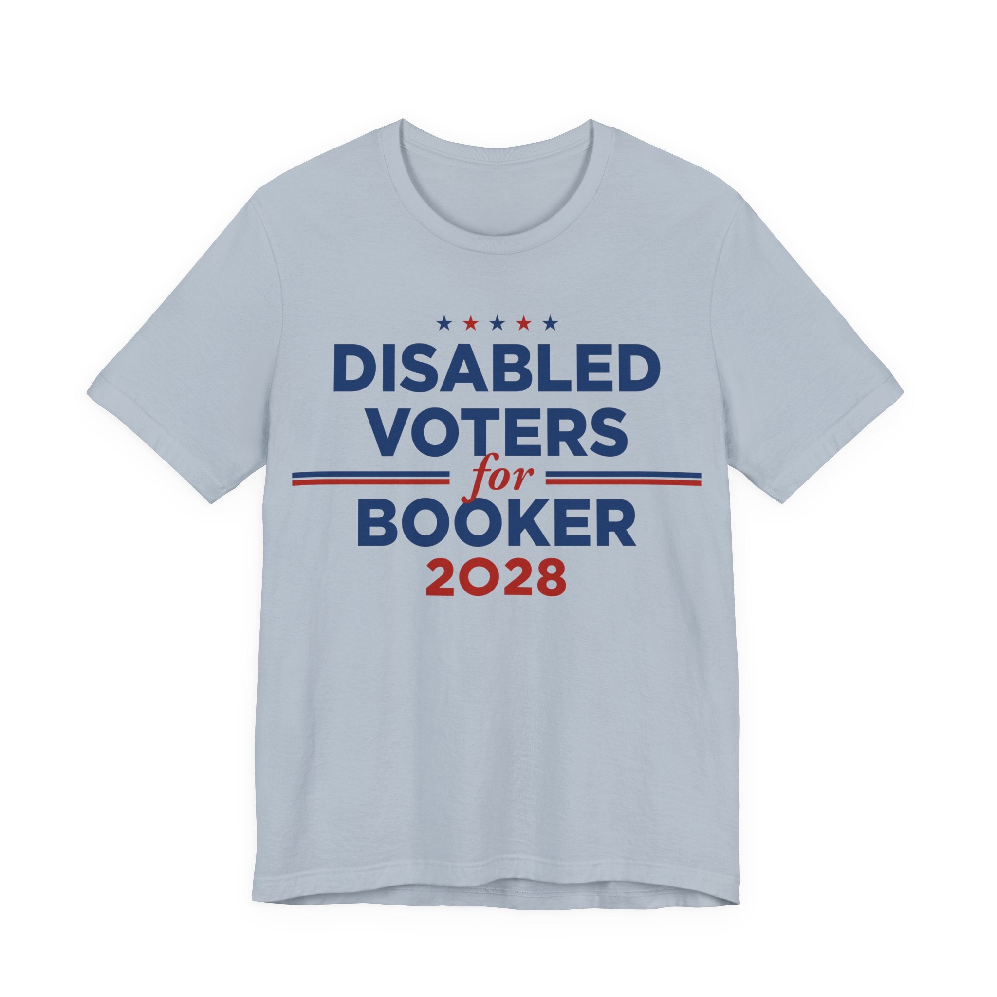 Disabled Voters for Cory Booker for President Campaign T-Shirt 2028