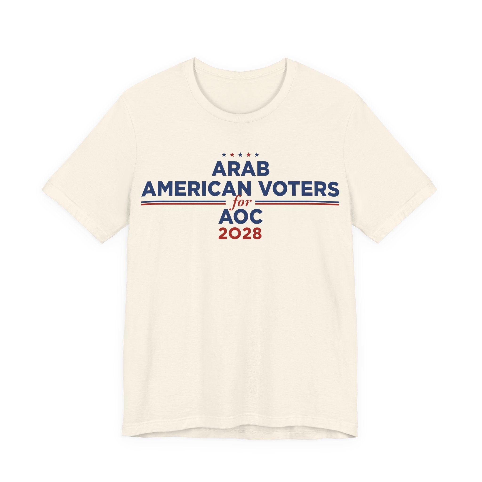 Arab American Voters for AOC for President Campaign T-Shirt 2028