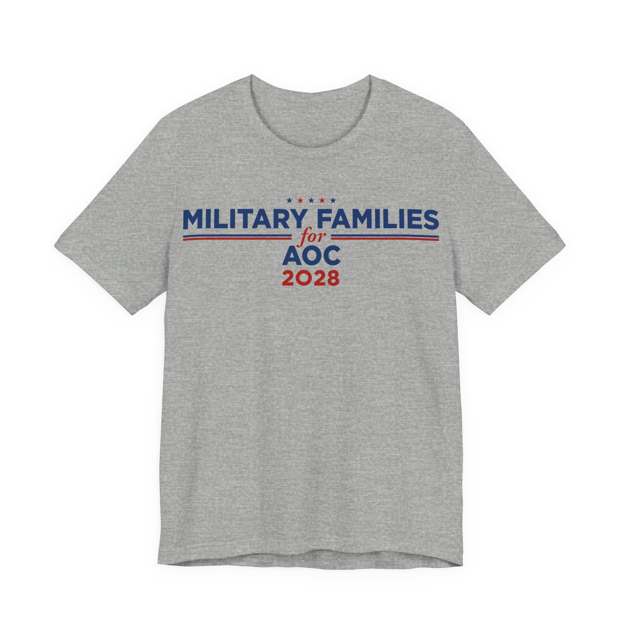 Military Families for AOC for President Campaign T-Shirt 2028