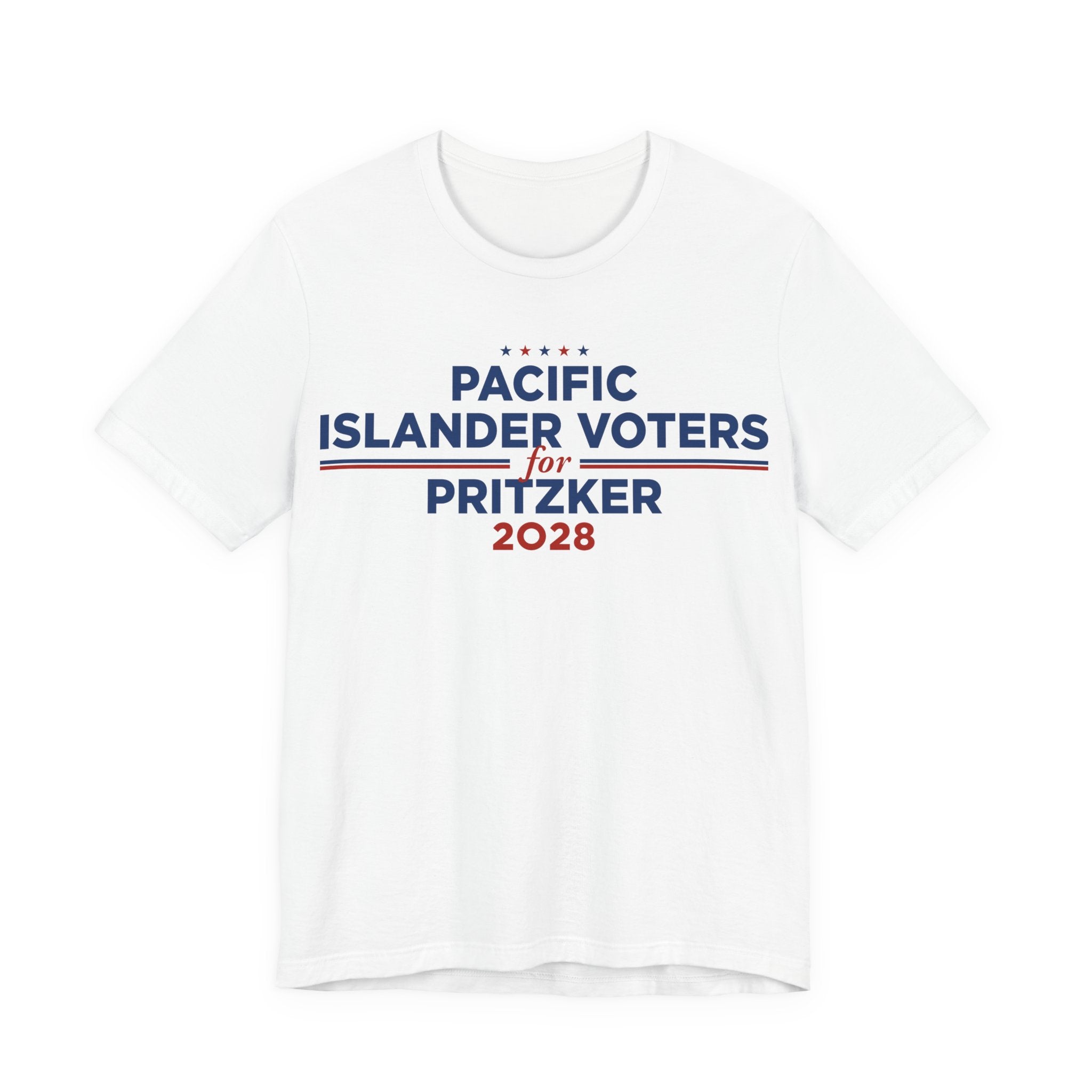 Pacific Islander Voters for J.B. Pritzker for President Campaign T-Shirt 2028
