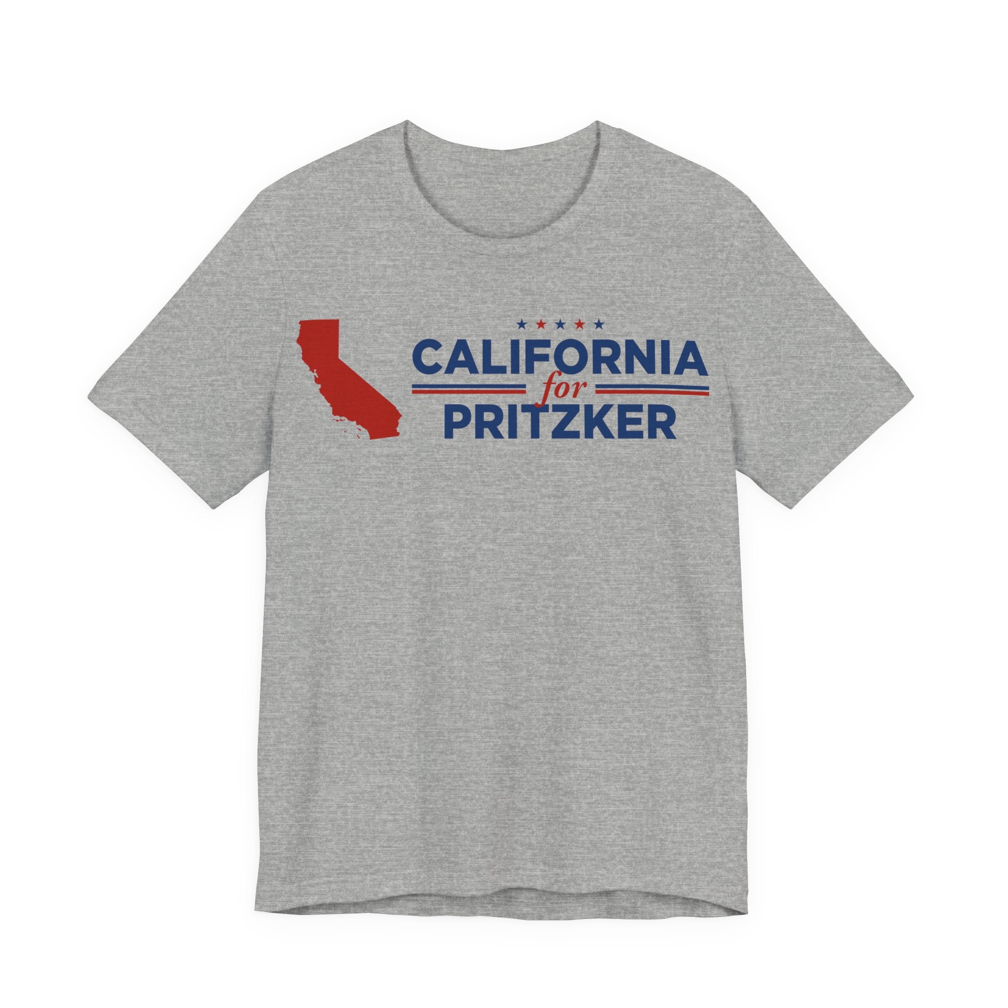California for J.B. Pritzker for President Campaign T-Shirt 2028