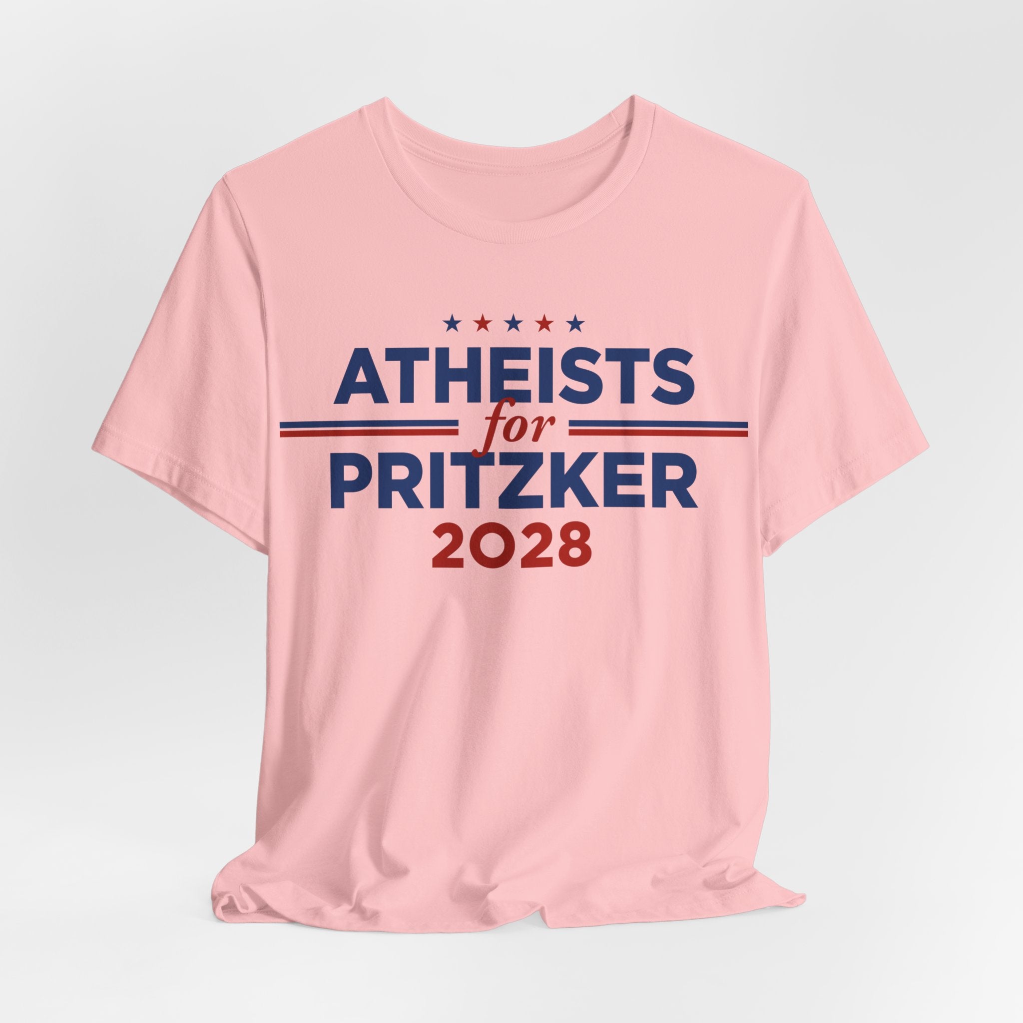 Atheists for J.B. Pritzker for President Campaign T-Shirt 2028