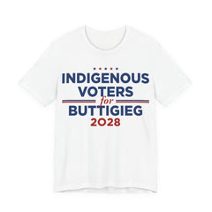 Indigenous Voters / Native Americans for Pete Buttigieg for President Campaign T-Shirt 2028