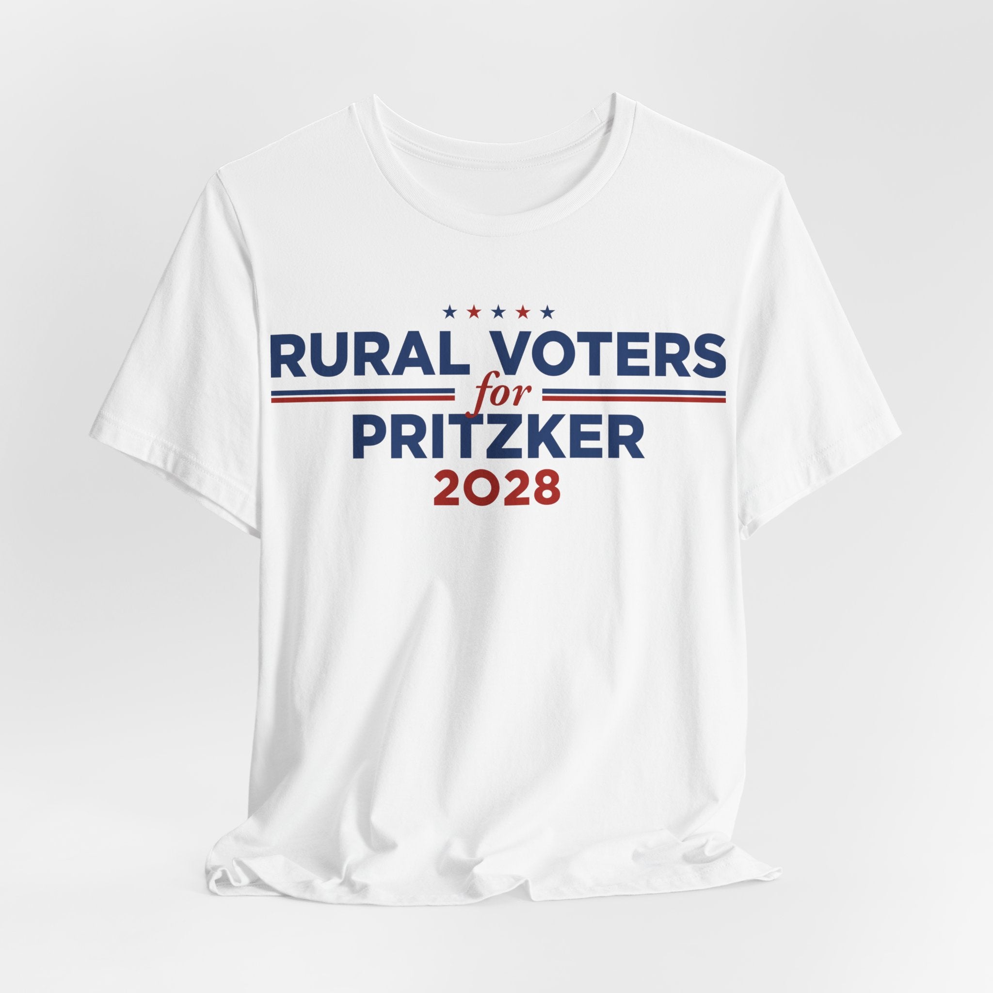 Rural Voters for J.B. Pritzker for President Campaign T-Shirt 2028