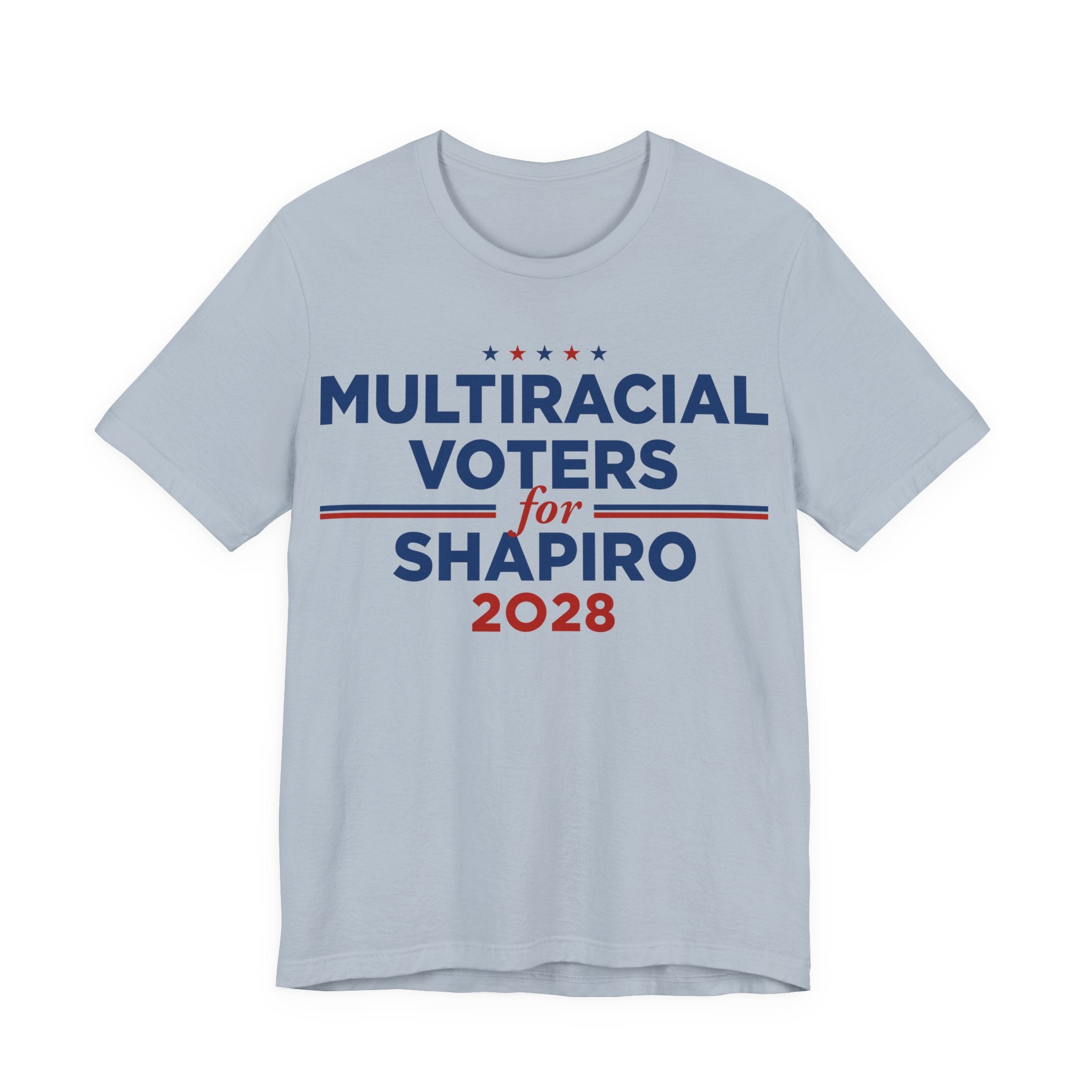 Multiracial Voters for Josh Shapiro for President Campaign T-Shirt 2028
