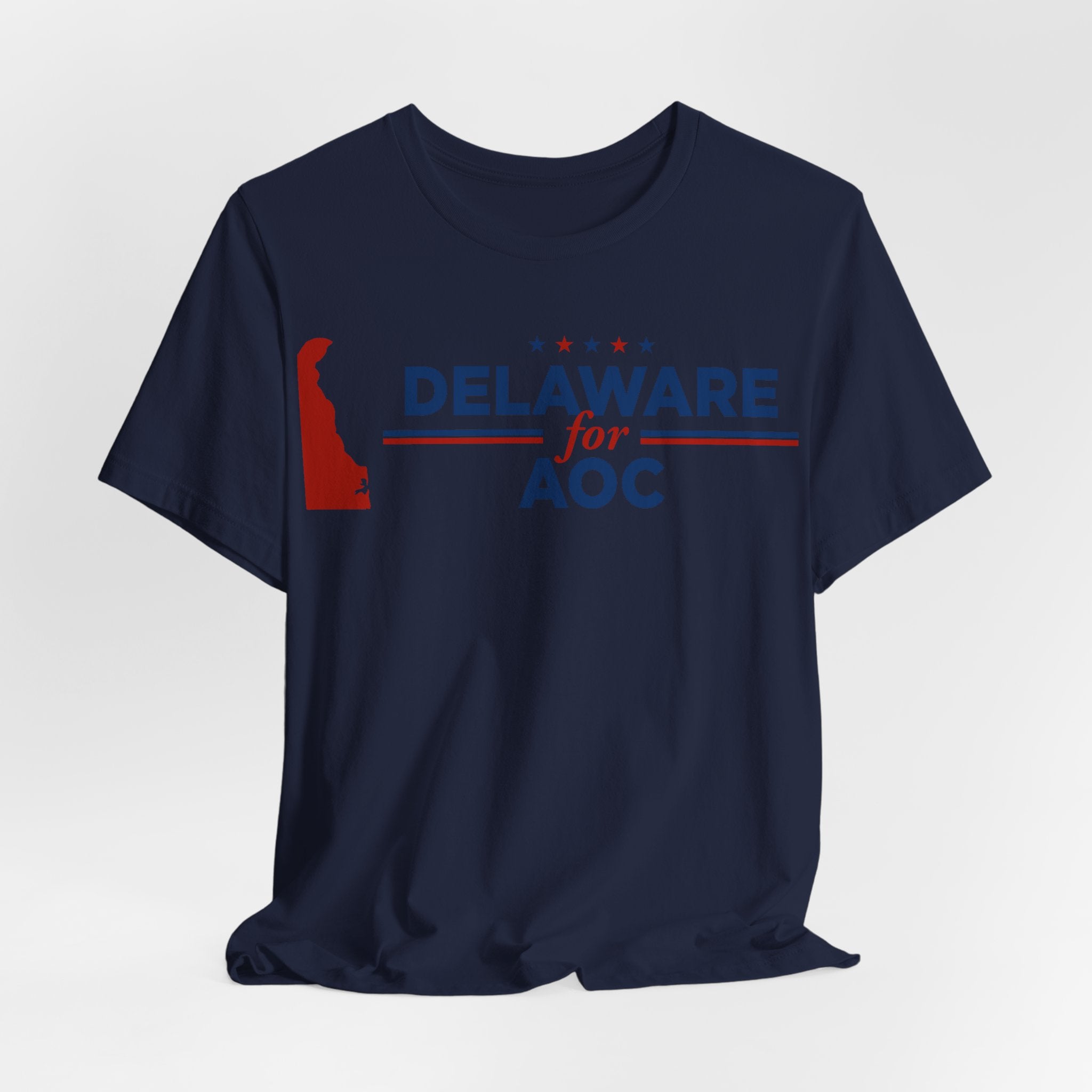 Delaware for AOC for President Campaign T-Shirt 2028