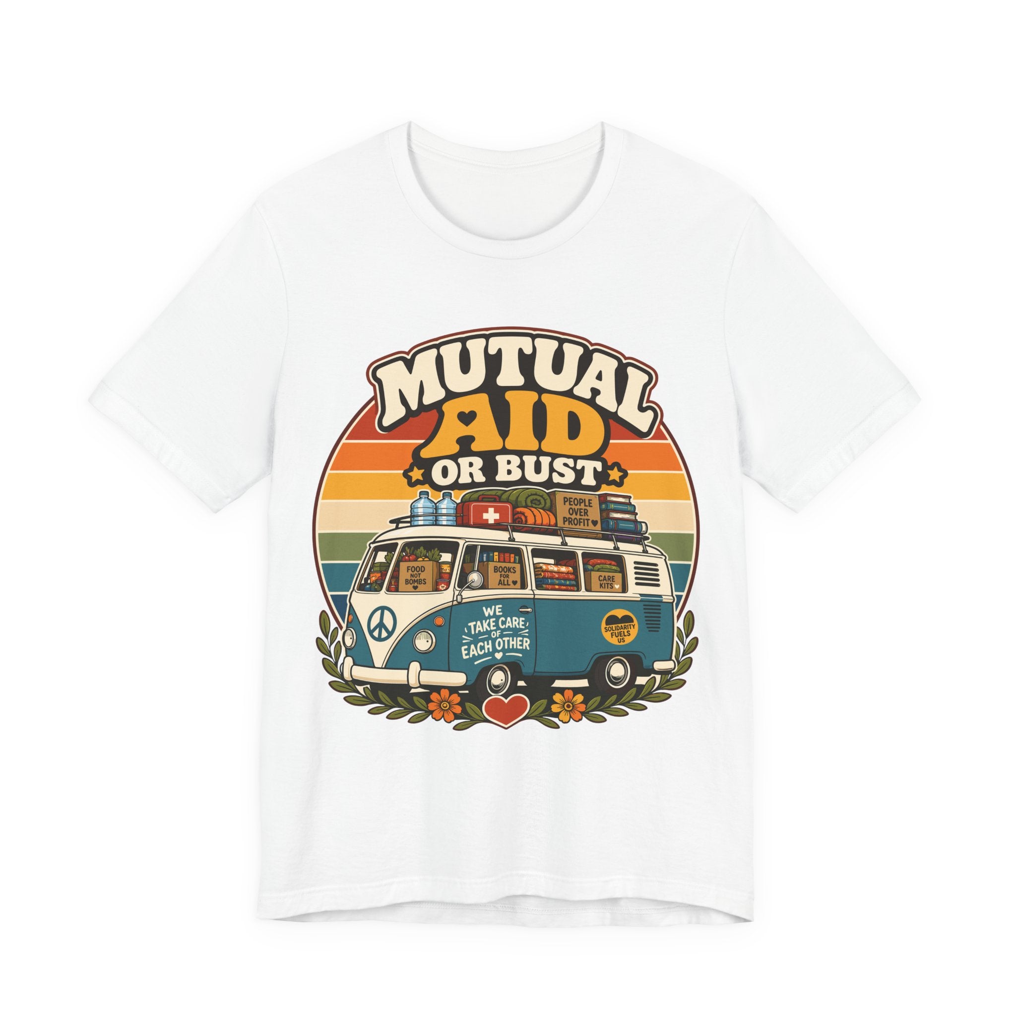 Community Care Caravan T-Shirt | Mutual Aid Progressive Graphic Tee