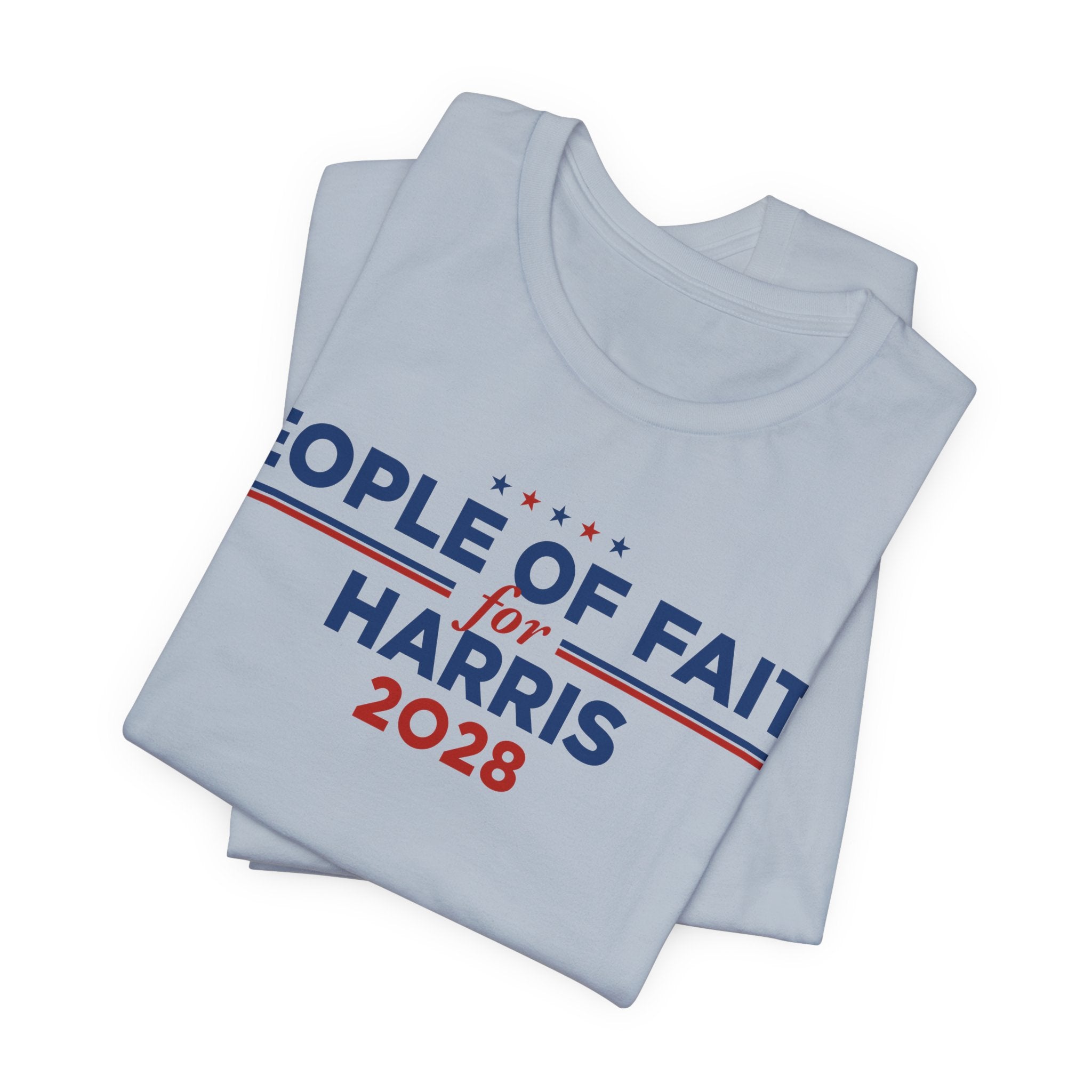 People of Faith for Kamala Harris for President Campaign T-Shirt 2028