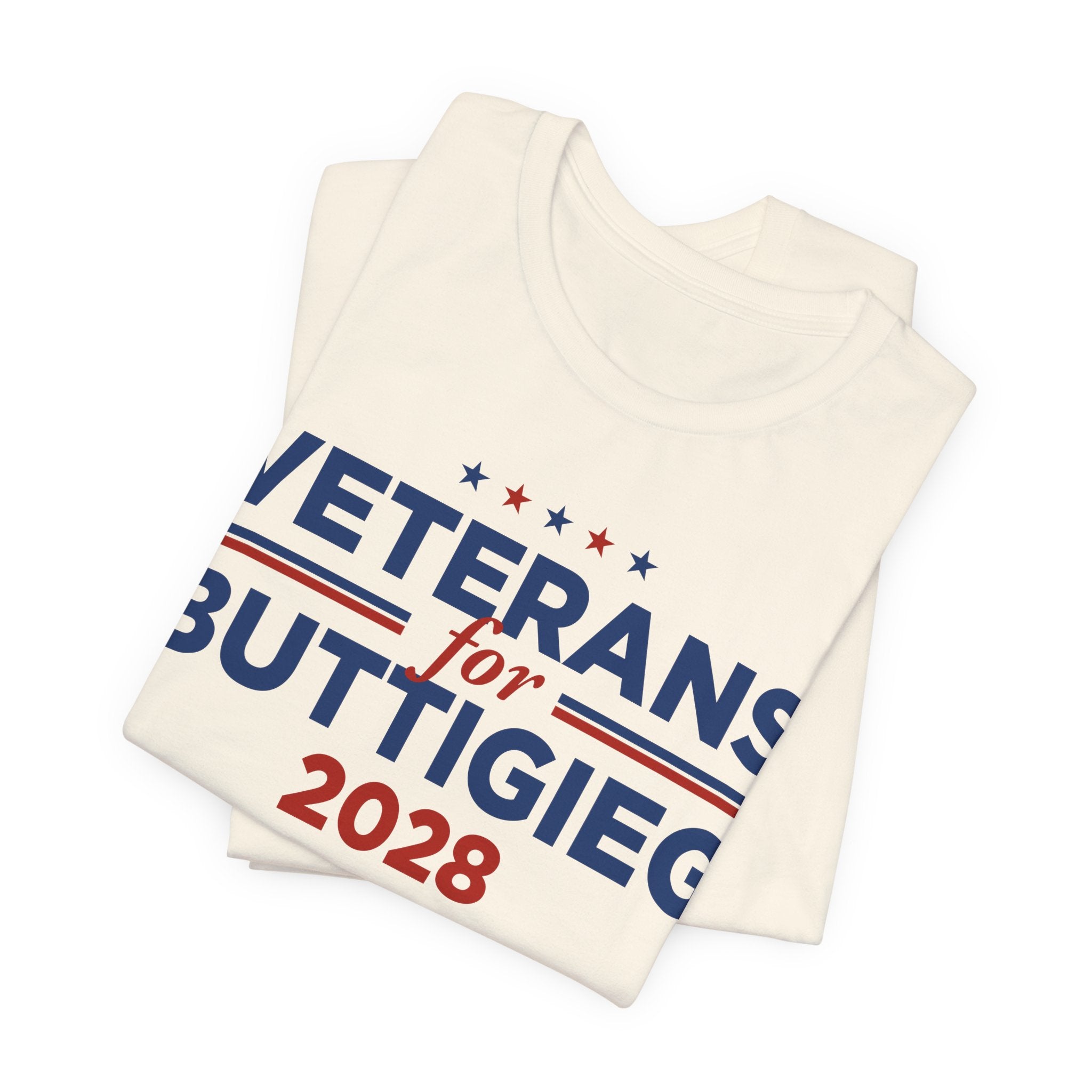 Veterans for Pete Buttigieg for President Campaign T-Shirt 2028