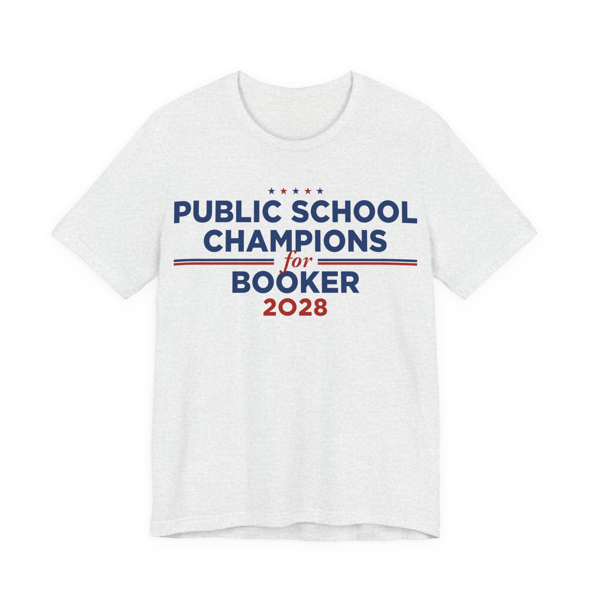 Public School Champions for Cory Booker for President Campaign T-Shirt 2028