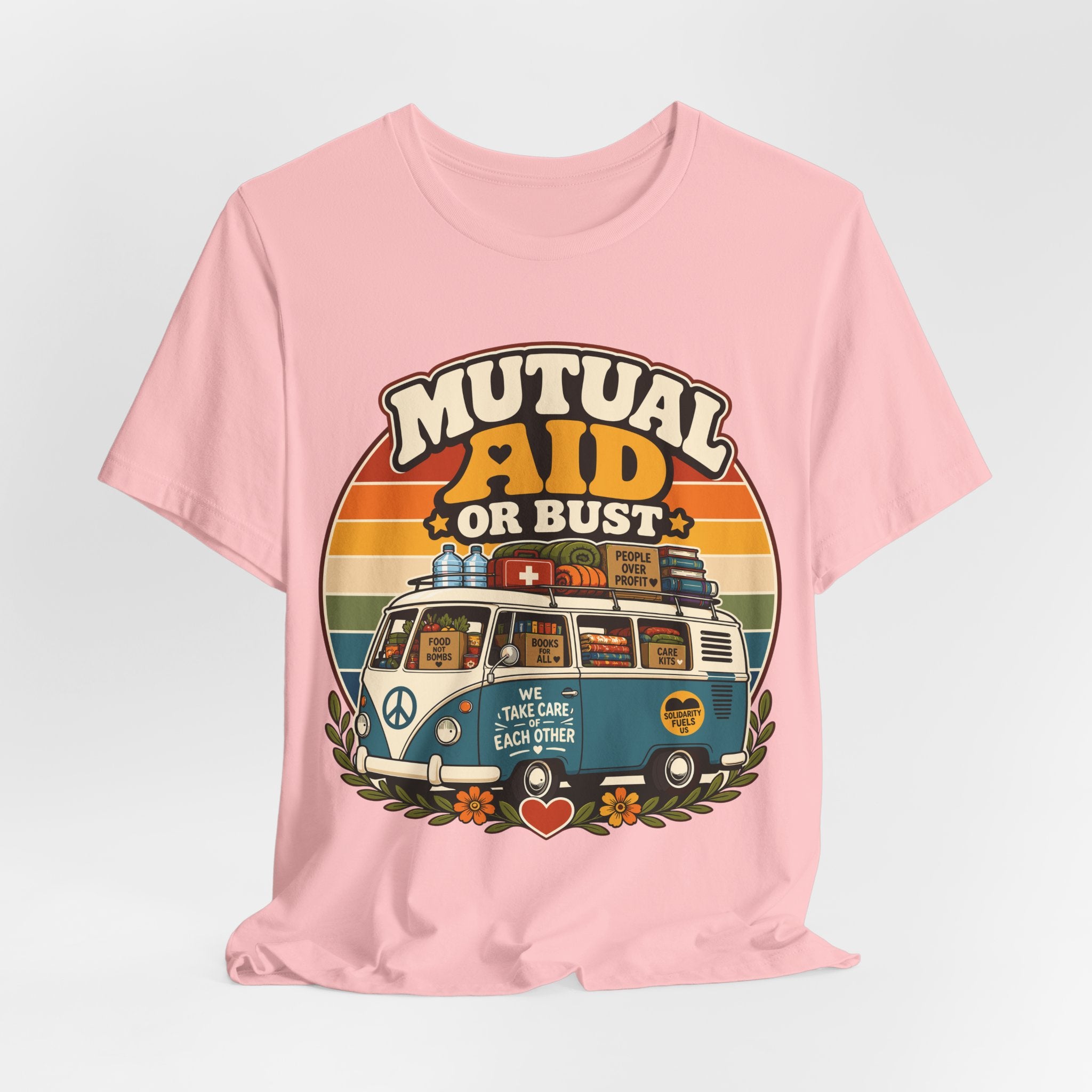 Community Care Caravan T-Shirt | Mutual Aid Progressive Graphic Tee