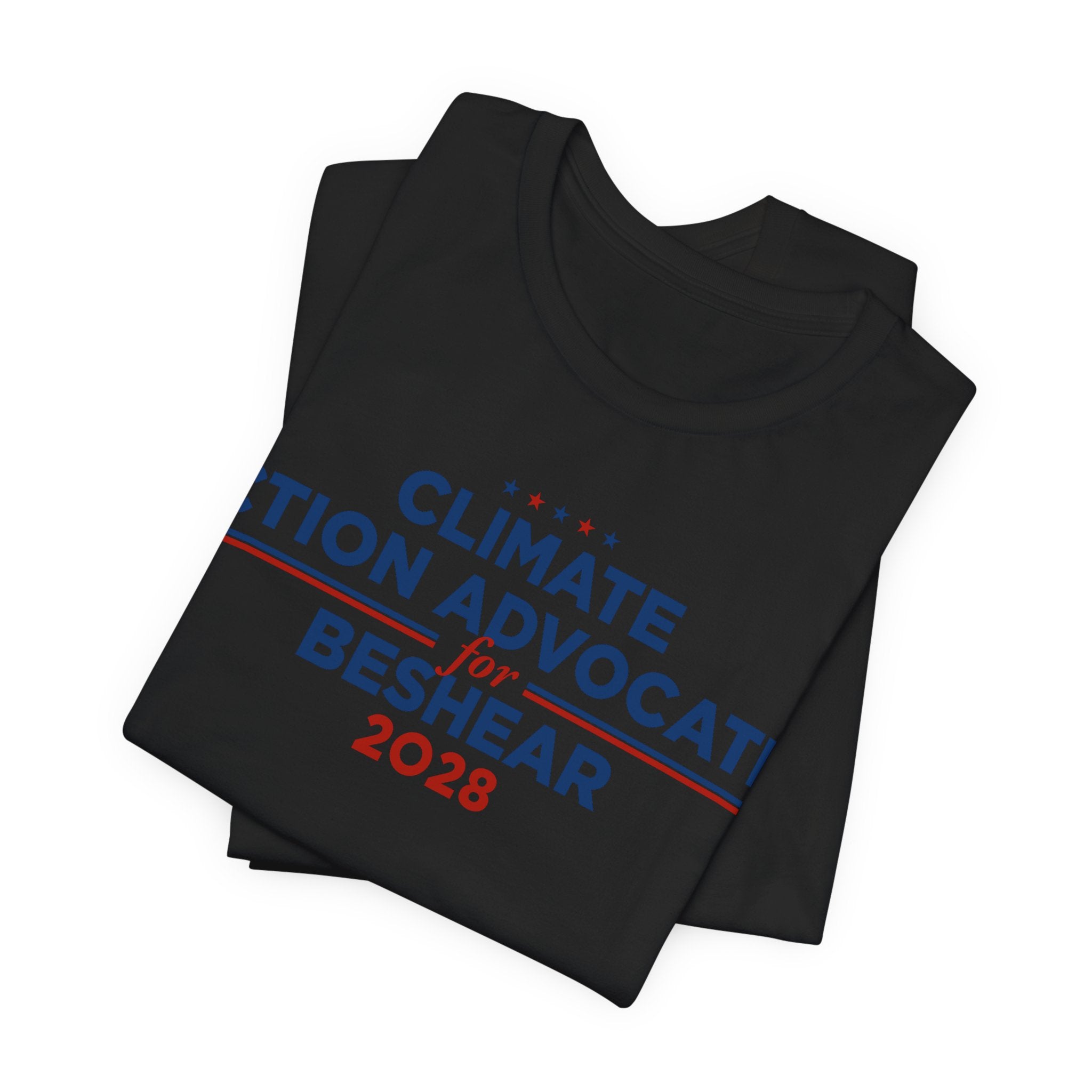 Climate Action Advocates for Beshear 2028 T-Shirt | Bella+Canvas 3001 Political Graphic Tee