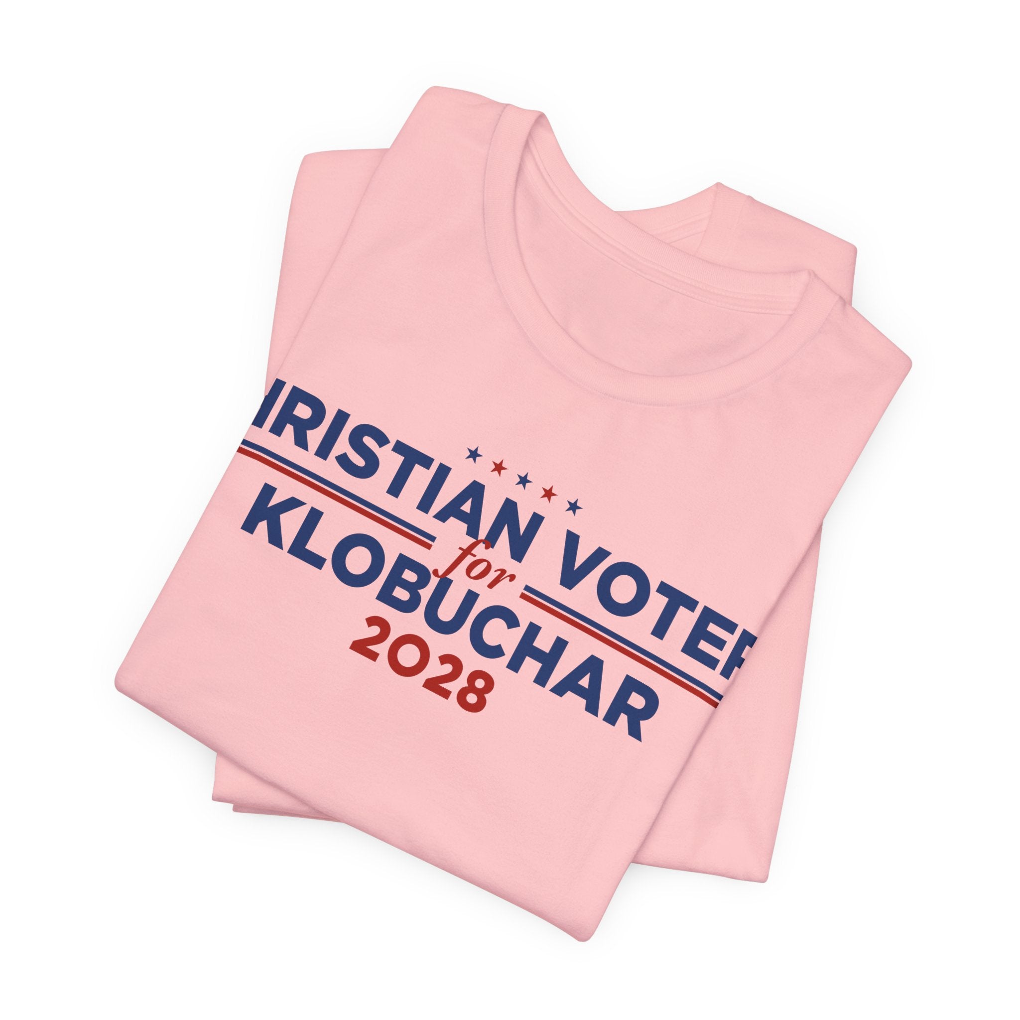 Christian Voters for Amy Klobuchar for President Campaign T-Shirt 2028