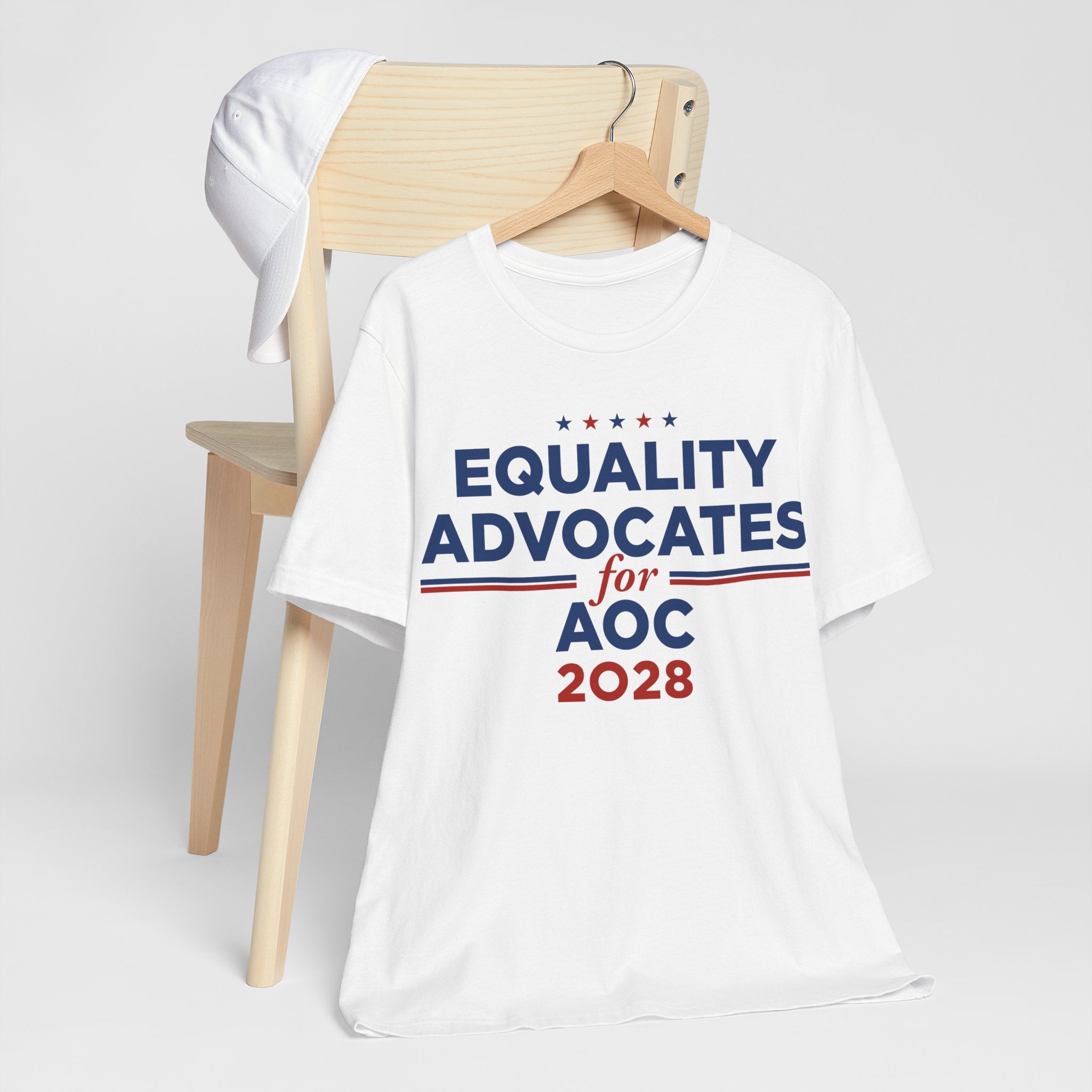 Equality Advocates for AOC for President Campaign T-Shirt 2028
