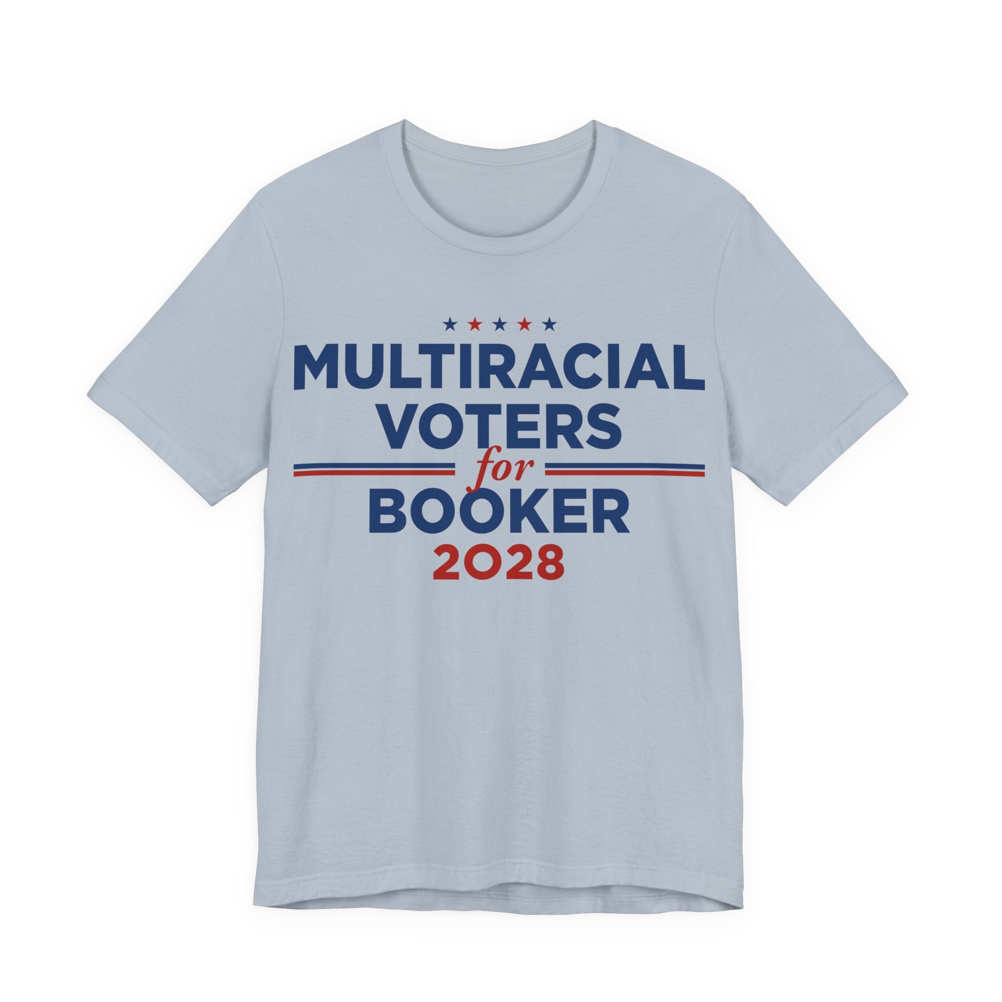 Multiracial Voters for Cory Booker for President Campaign T-Shirt 2028