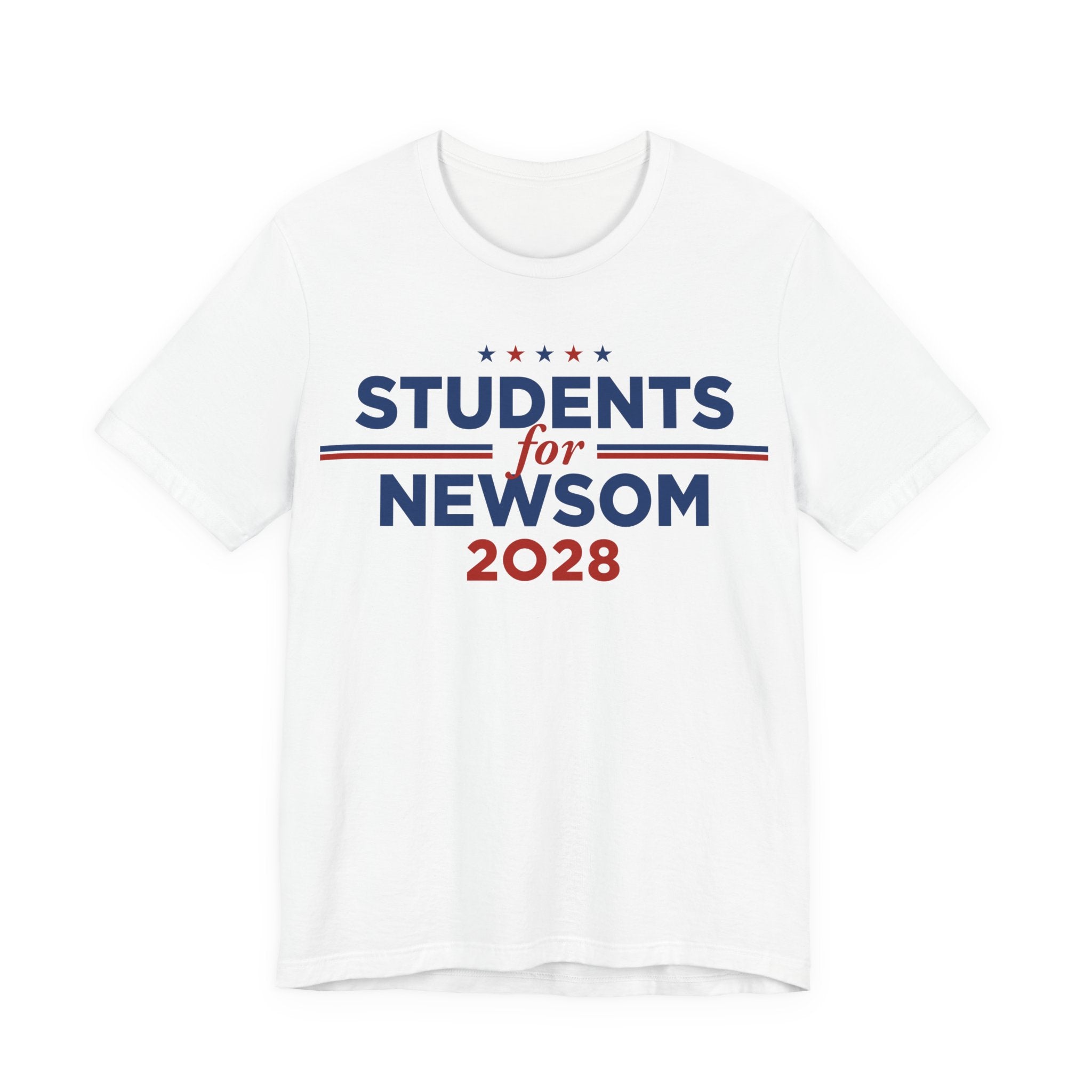 Students for Gavin Newsom for President Campaign T-Shirt 2028