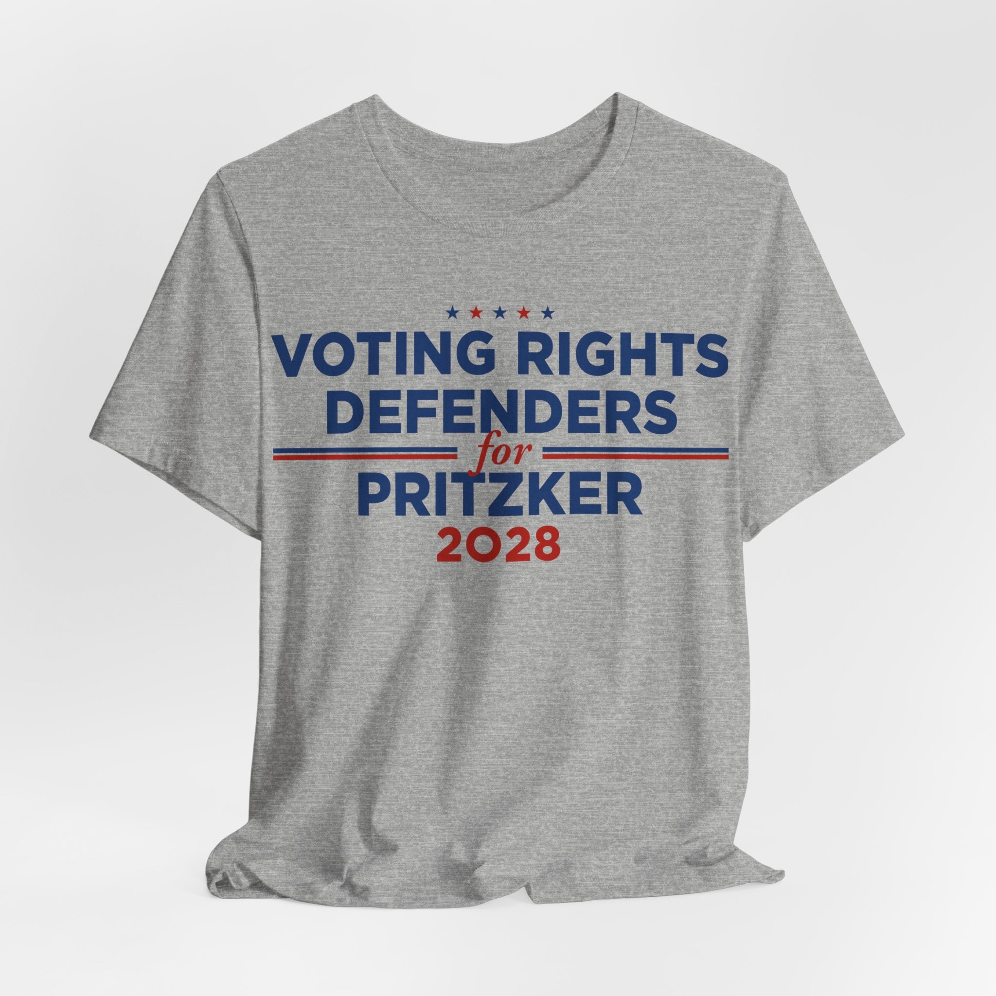 Voting Rights Defenders for J.B. Pritzker for President Campaign T-Shirt 2028