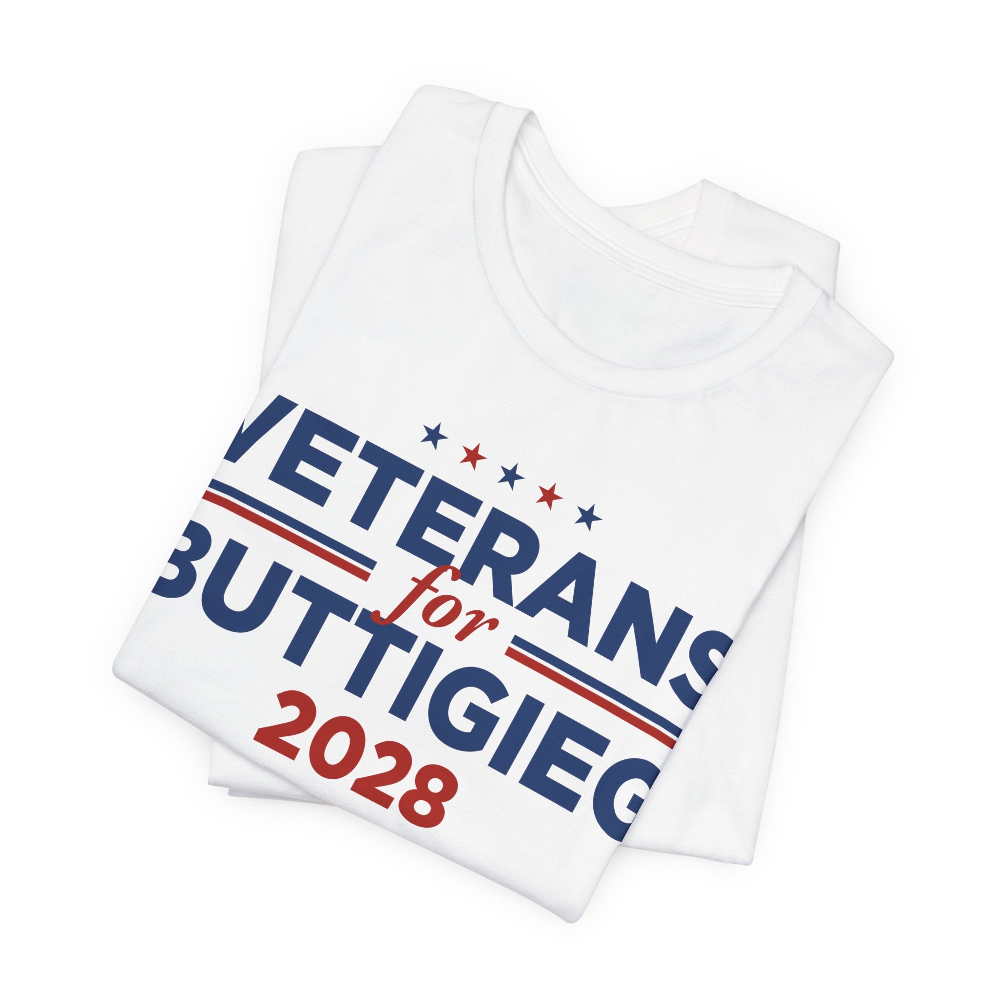 Veterans for Pete Buttigieg for President Campaign T-Shirt 2028