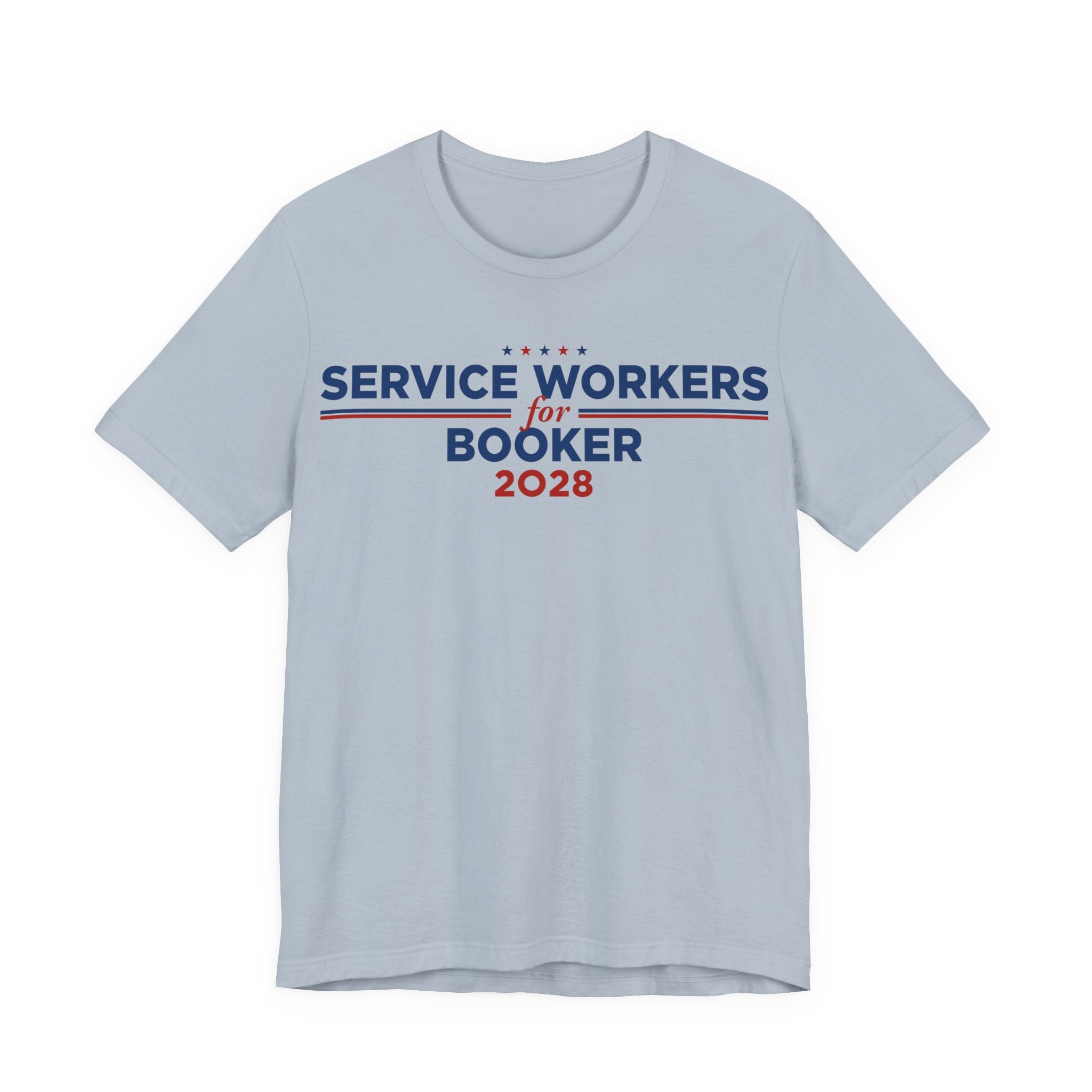 Service Workers for Cory Booker for President Campaign T-Shirt 2028