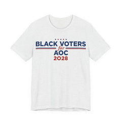Black Voters for AOC Campaign T-Shirt for President 2028