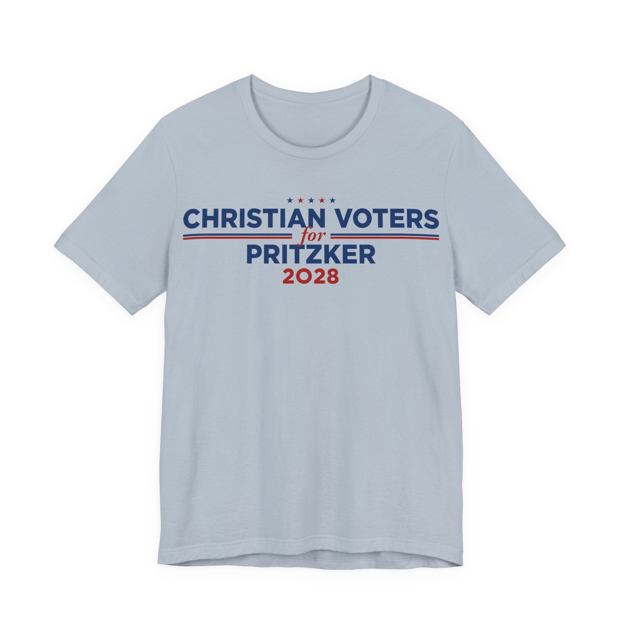 Christian Voters for J.B. Pritzker for President Campaign T-Shirt 2028