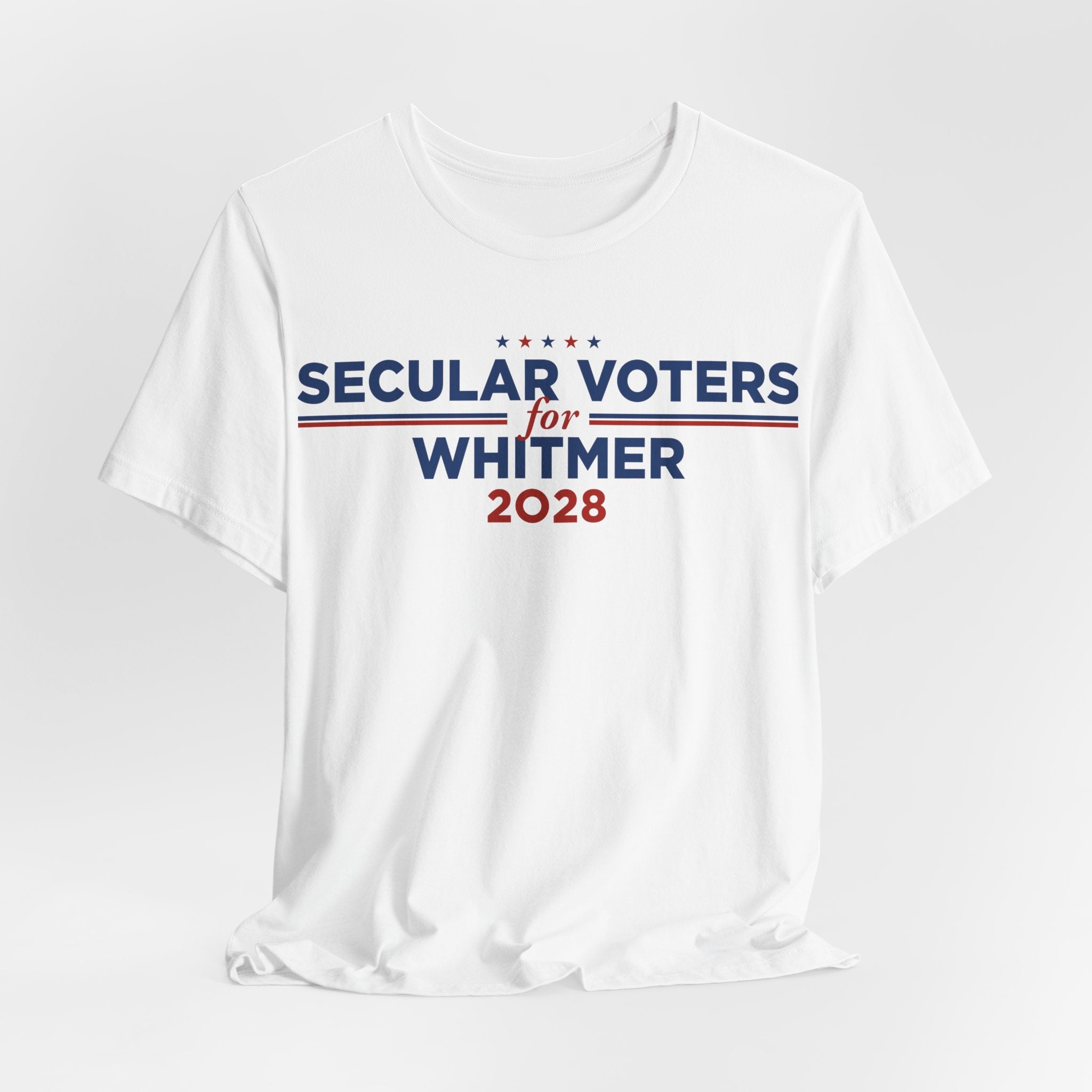 Secular Voters for Gretchen Whitmer for President Campaign T-Shirt 2028