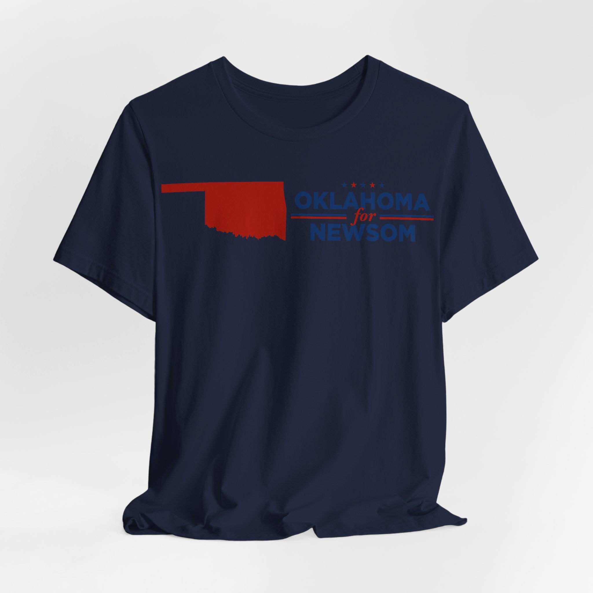 Oklahoma for Gavin Newsom for President Campaign T-Shirt 2028