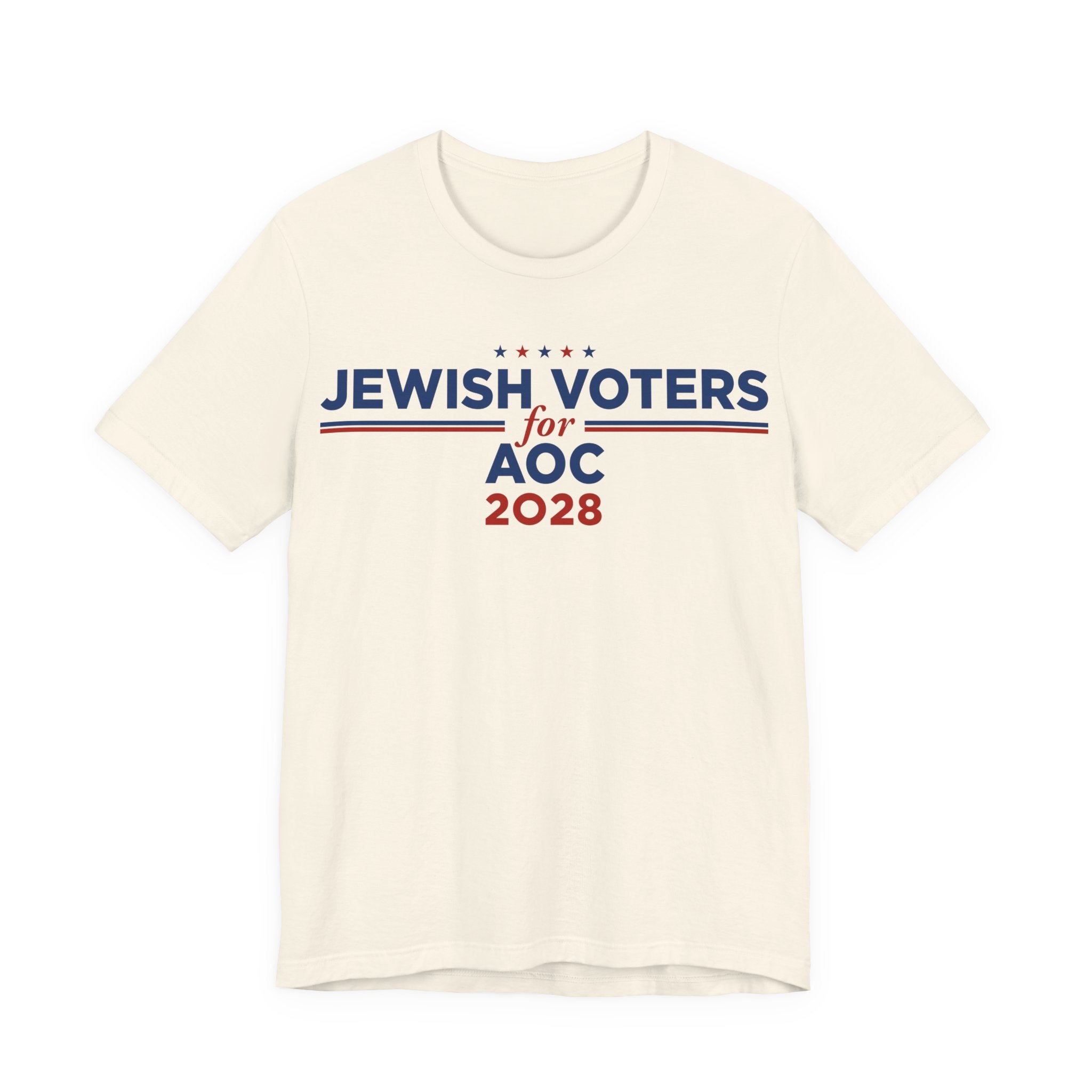 Jewish Voters for AOC for President Campaign T-Shirt 2028