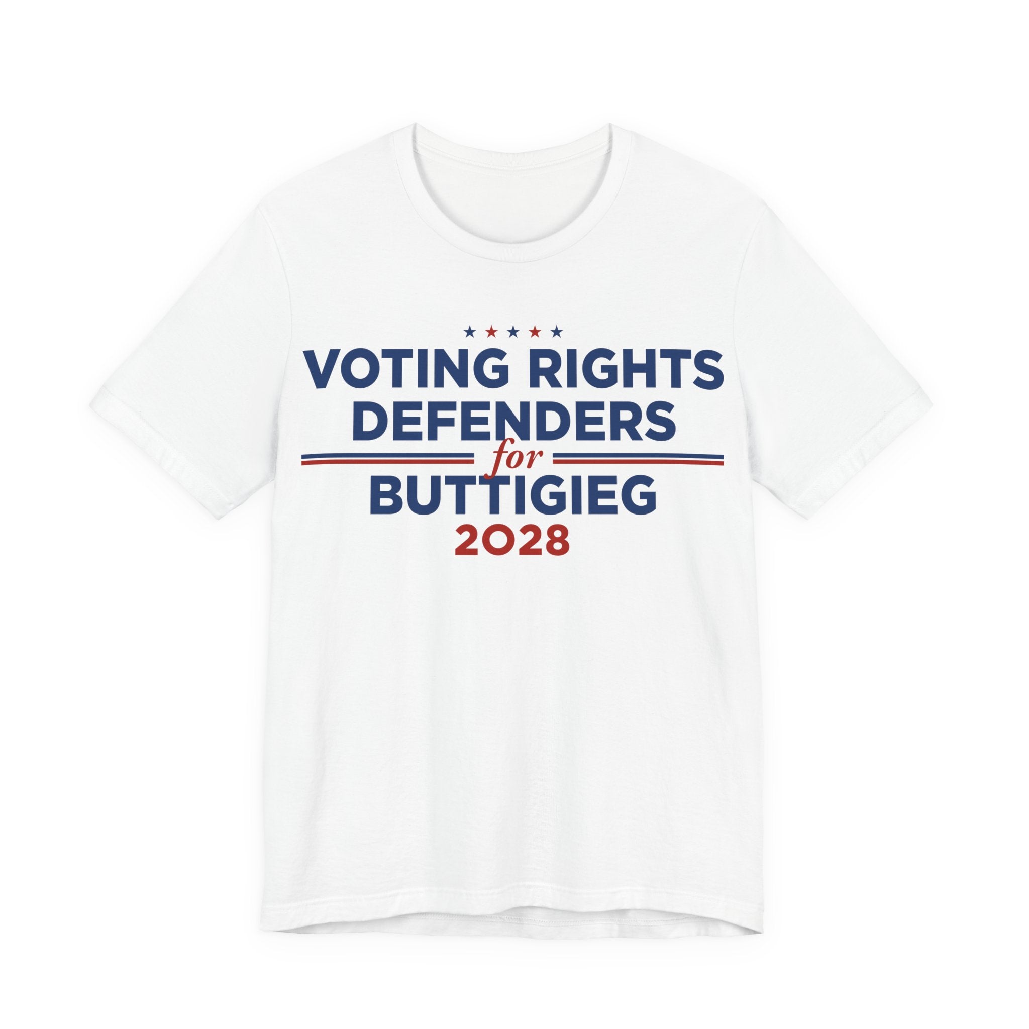 Voting Rights Defenders for Pete Buttigieg for President Campaign T-Shirt 2028
