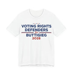 Voting Rights Defenders for Pete Buttigieg for President Campaign T-Shirt 2028